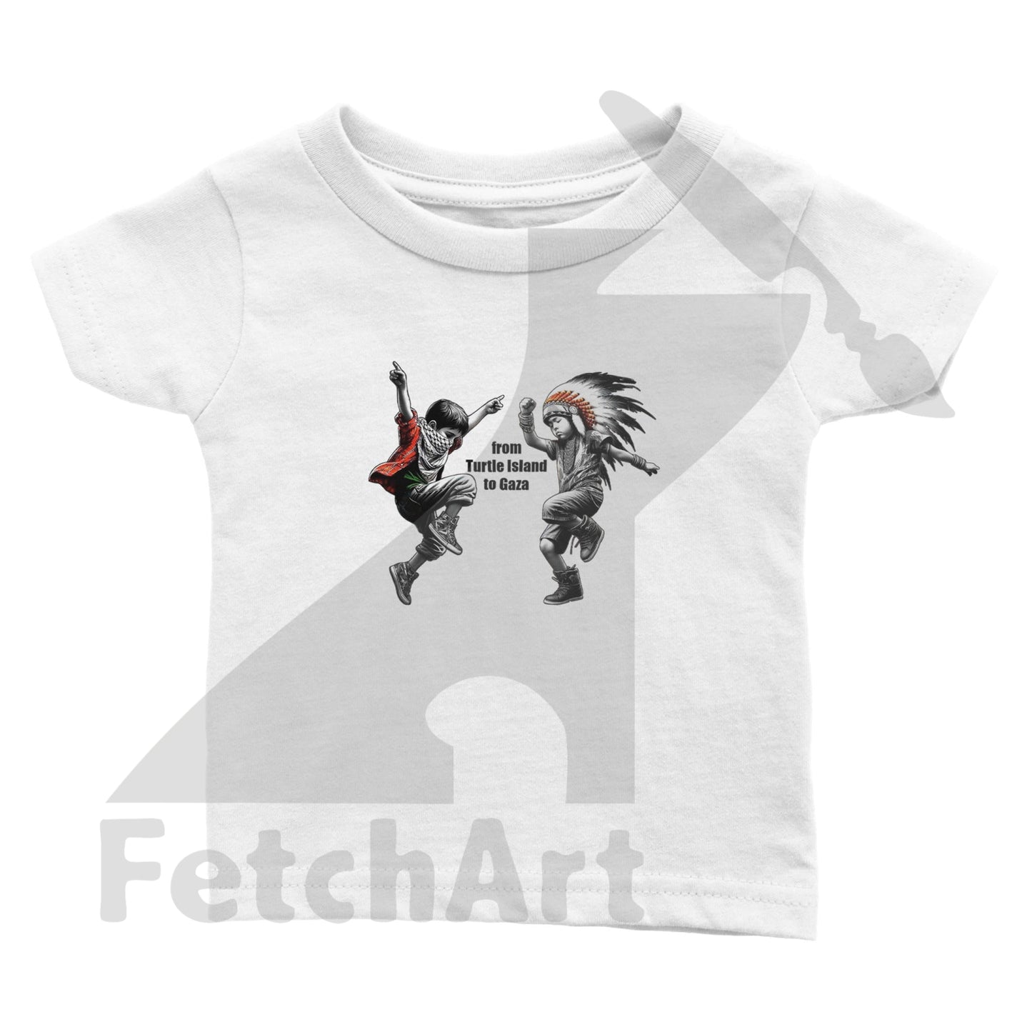 Classic Baby Crewneck T-shirt-Children-Freedom Dance - Fetch Art