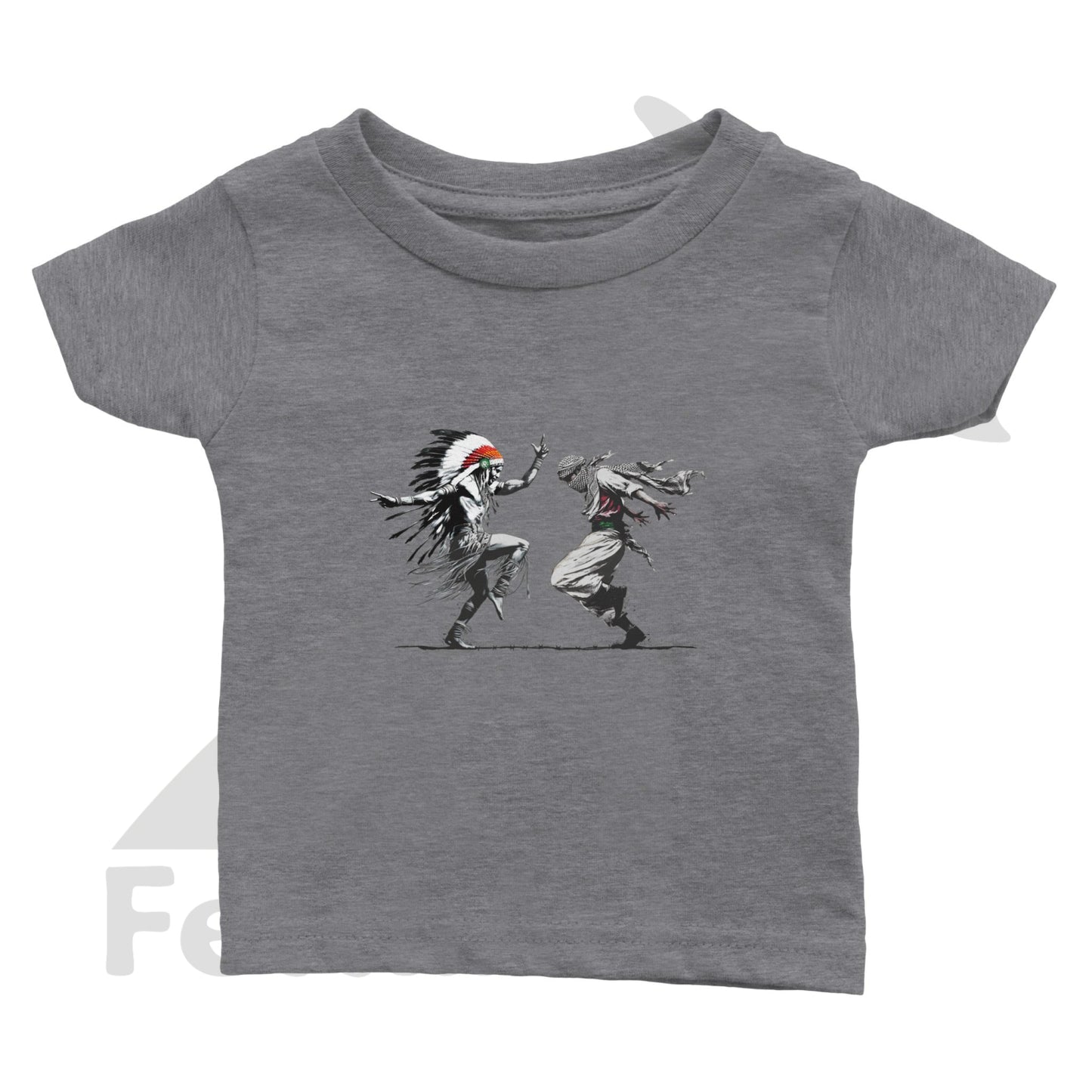 Classic Baby Crewneck T-shirt-Men-Freedom Dance - Fetch Art