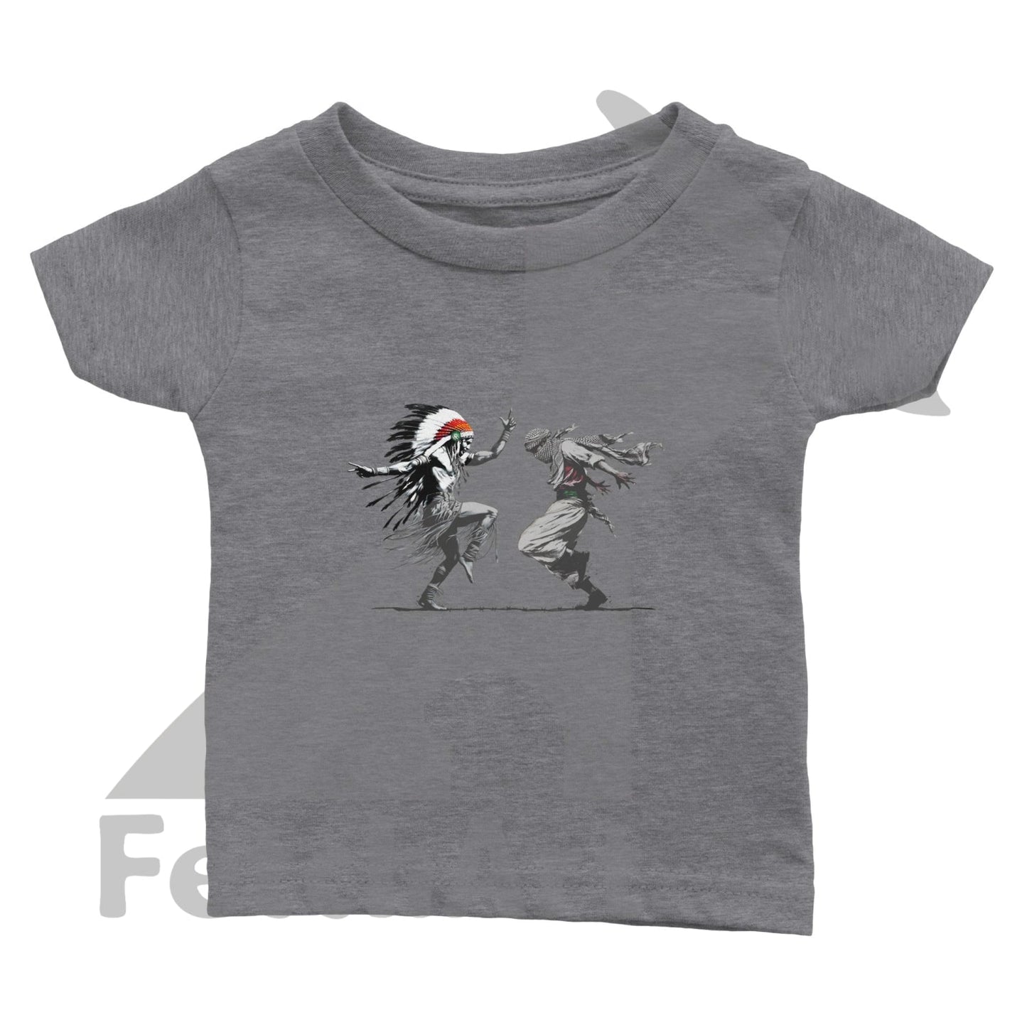 Classic Baby Crewneck T-shirt-Men-Freedom Dance - Fetch Art