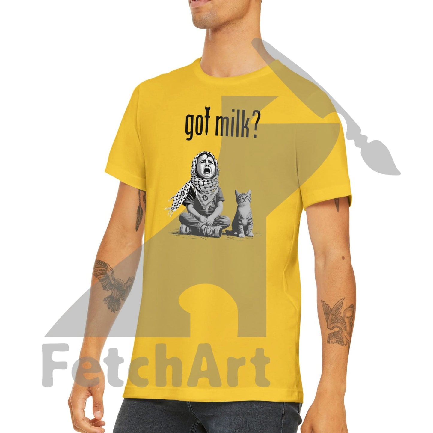 Classic Unisex Crewneck T Shirt-Got Milk Digital Prints