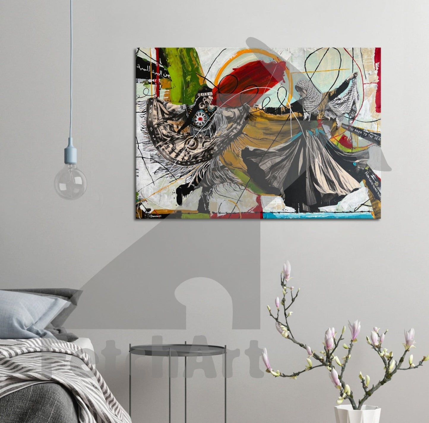 Canvas Fine Art Replica: Women- Freedom Dance Print Material