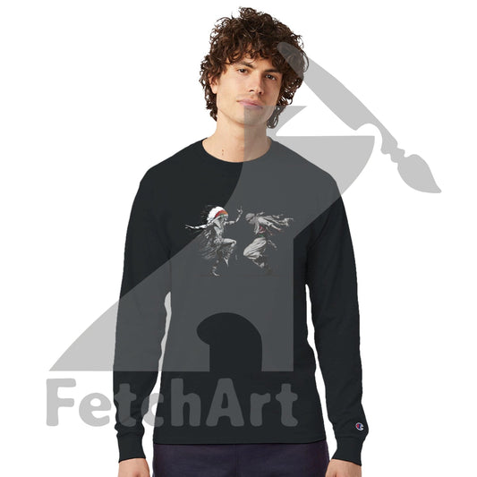 Champion CC8C Freedom Dance men’s long‑sleeve t‑shirt – wearable art and activist apparel