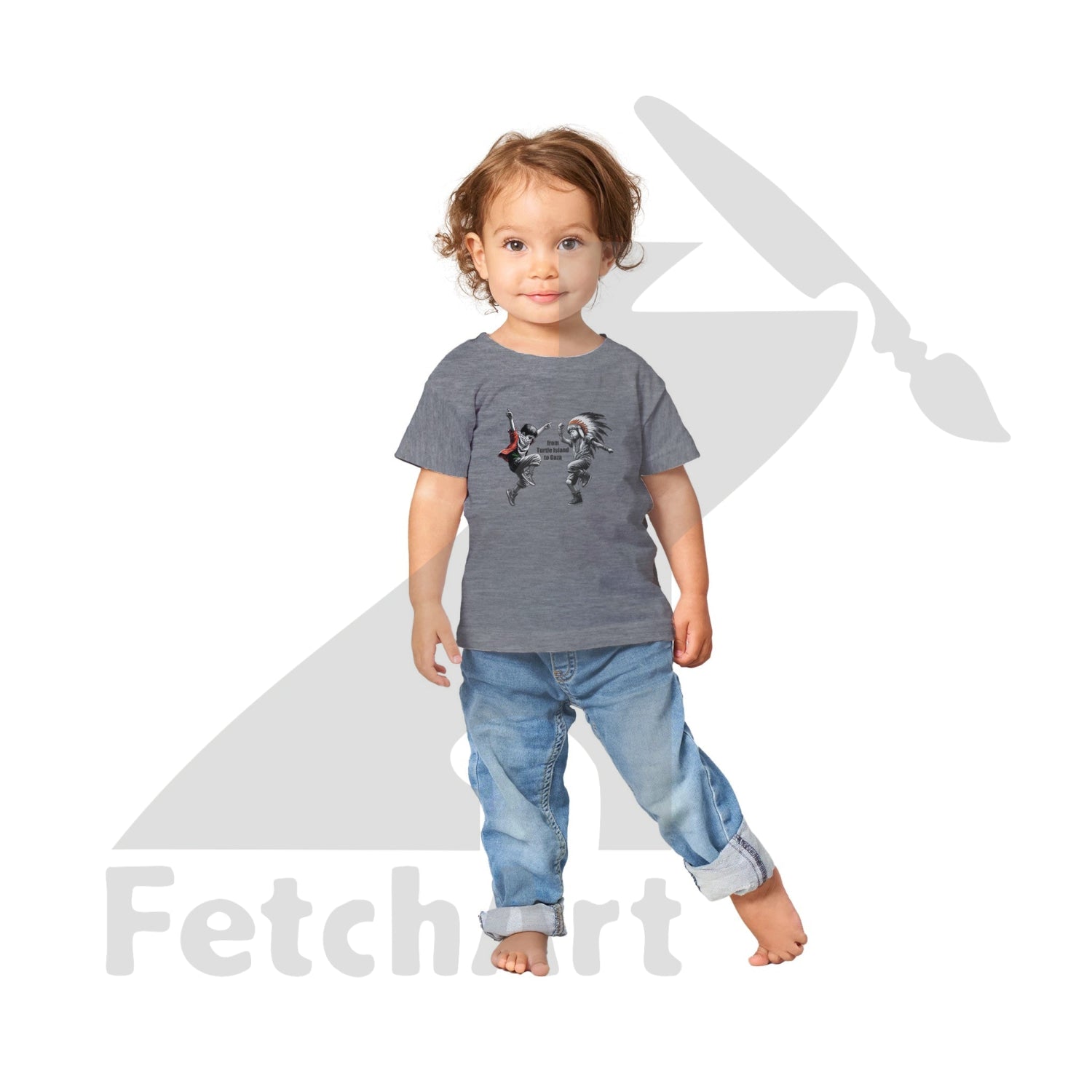 Classic Baby Crewneck T-shirt-Children-Freedom Dance - Fetch Art