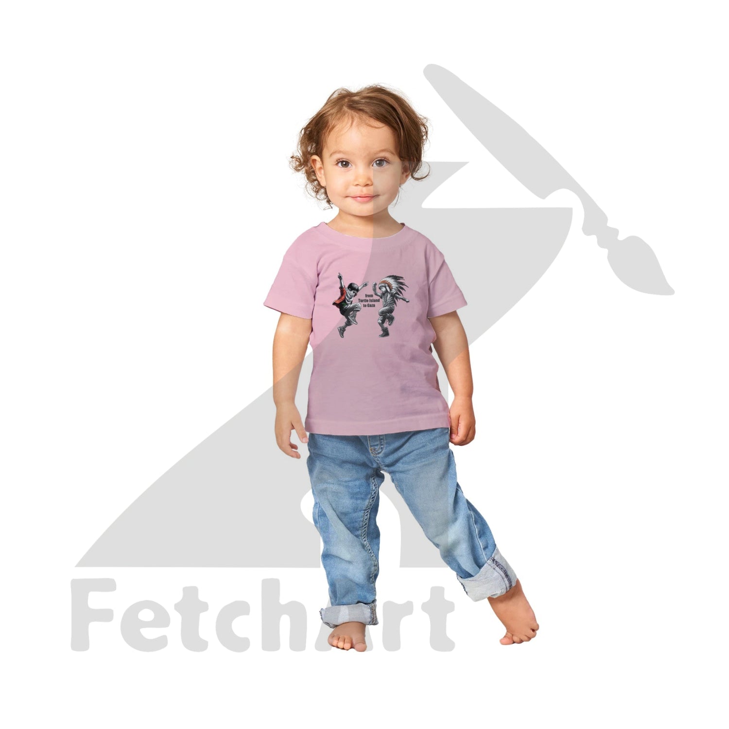 Classic Baby Crewneck T-shirt-Children-Freedom Dance - Fetch Art