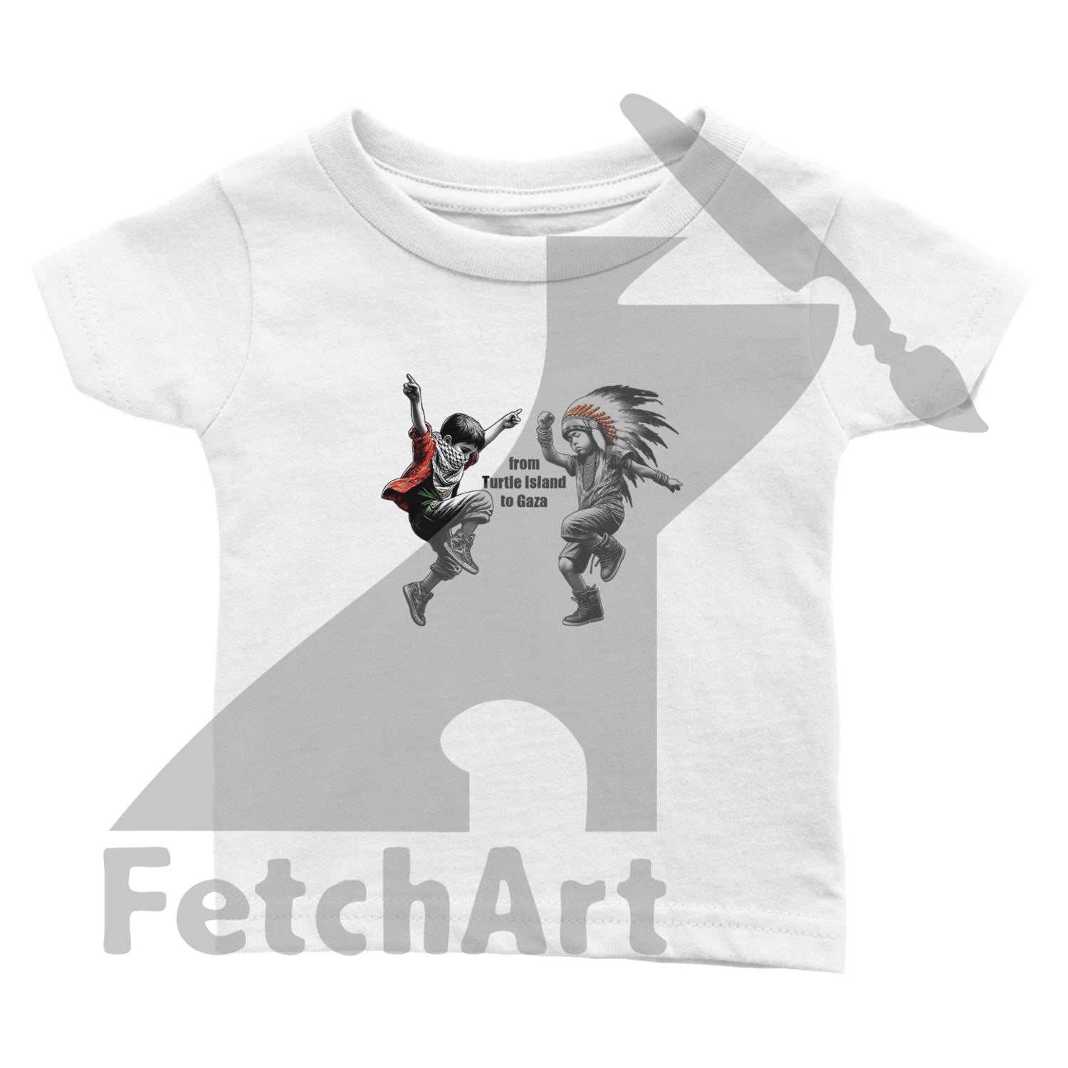 Classic Baby Crewneck T-shirt-Children-Freedom Dance - Fetch Art