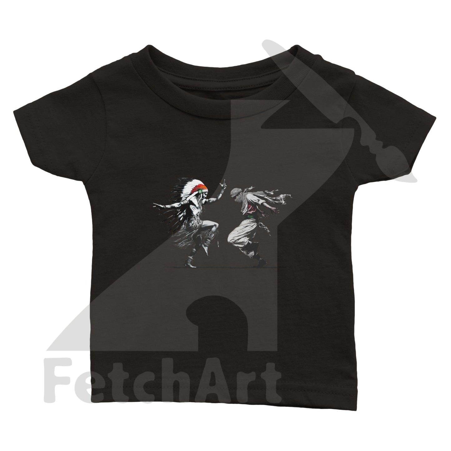 Classic Baby Crewneck T-shirt-Men-Freedom Dance - Fetch Art