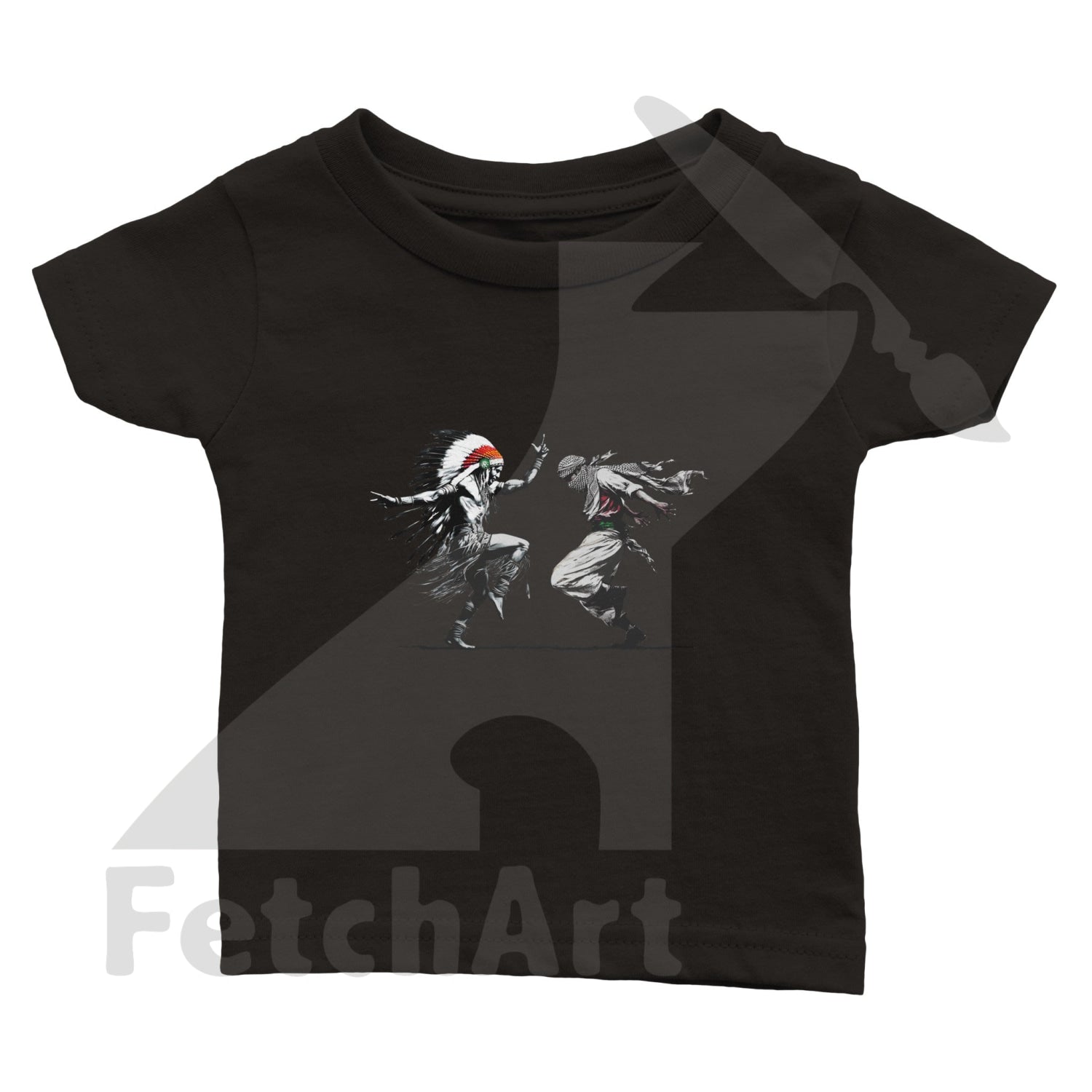 Classic Baby Crewneck T-shirt-Men-Freedom Dance - Fetch Art