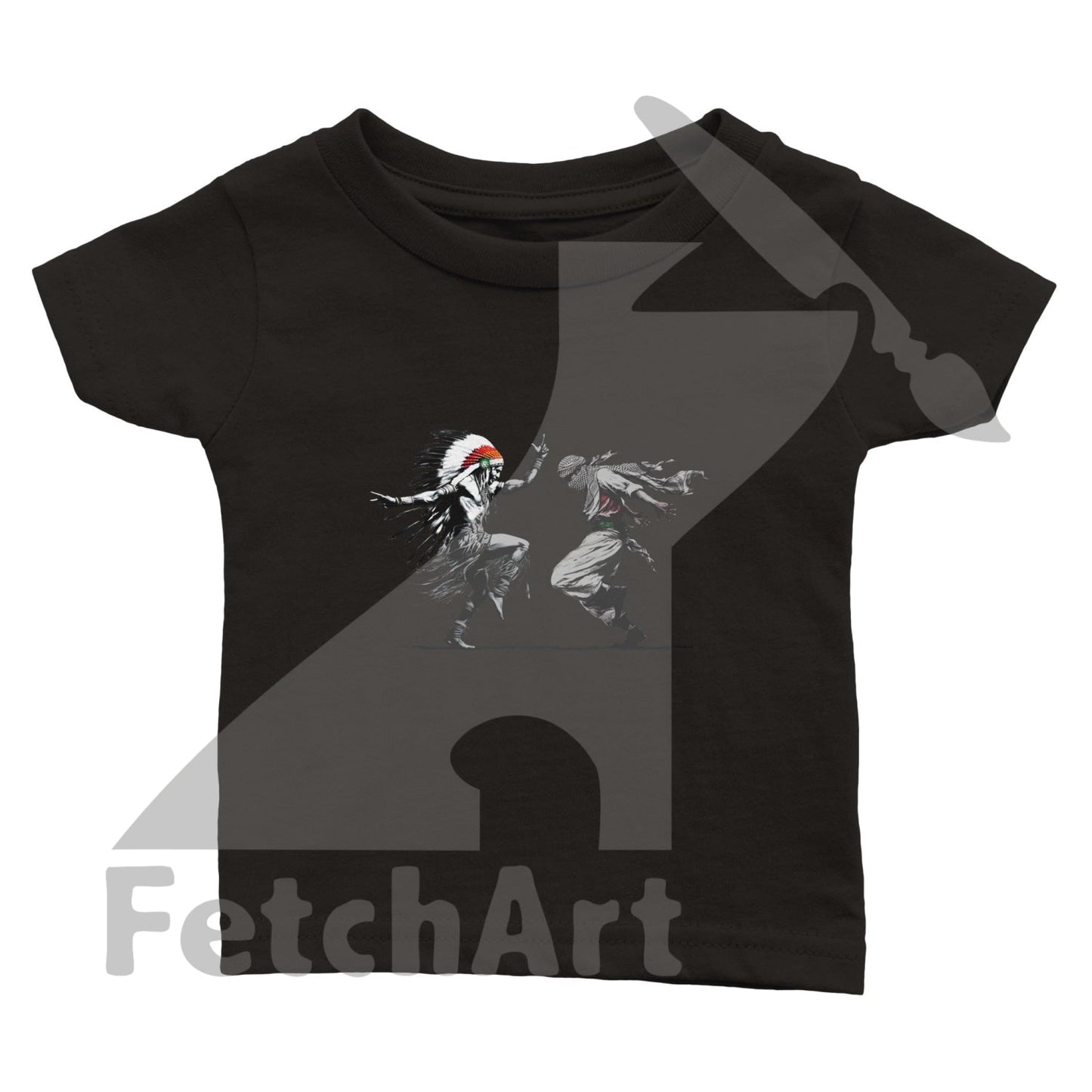 Classic Baby Crewneck T-shirt-Men-Freedom Dance - Fetch Art