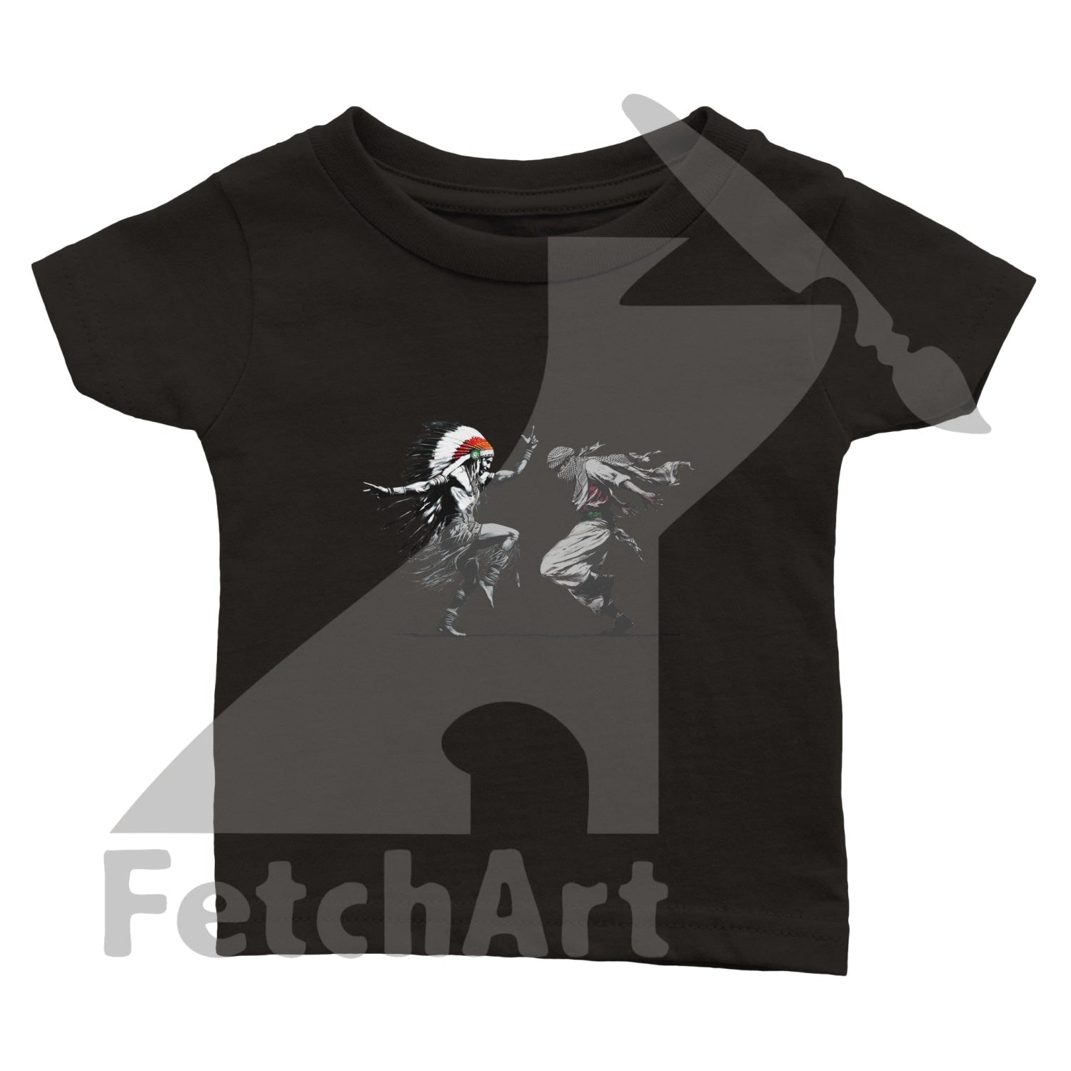 Classic Baby Crewneck T-shirt-Men-Freedom Dance - Fetch Art