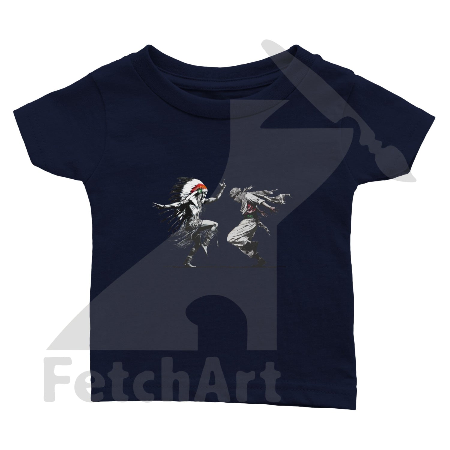 Classic Baby Crewneck T-shirt-Men-Freedom Dance - Fetch Art
