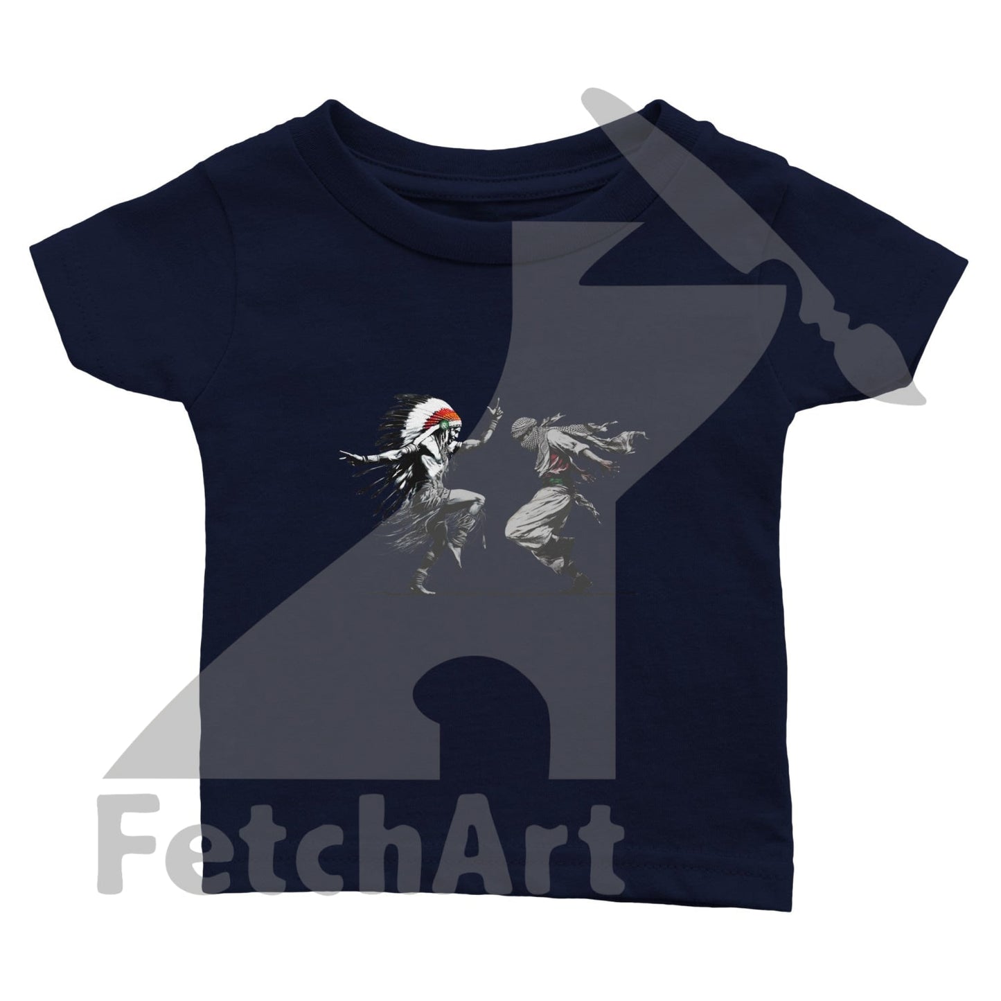 Classic Baby Crewneck T-shirt-Men-Freedom Dance - Fetch Art