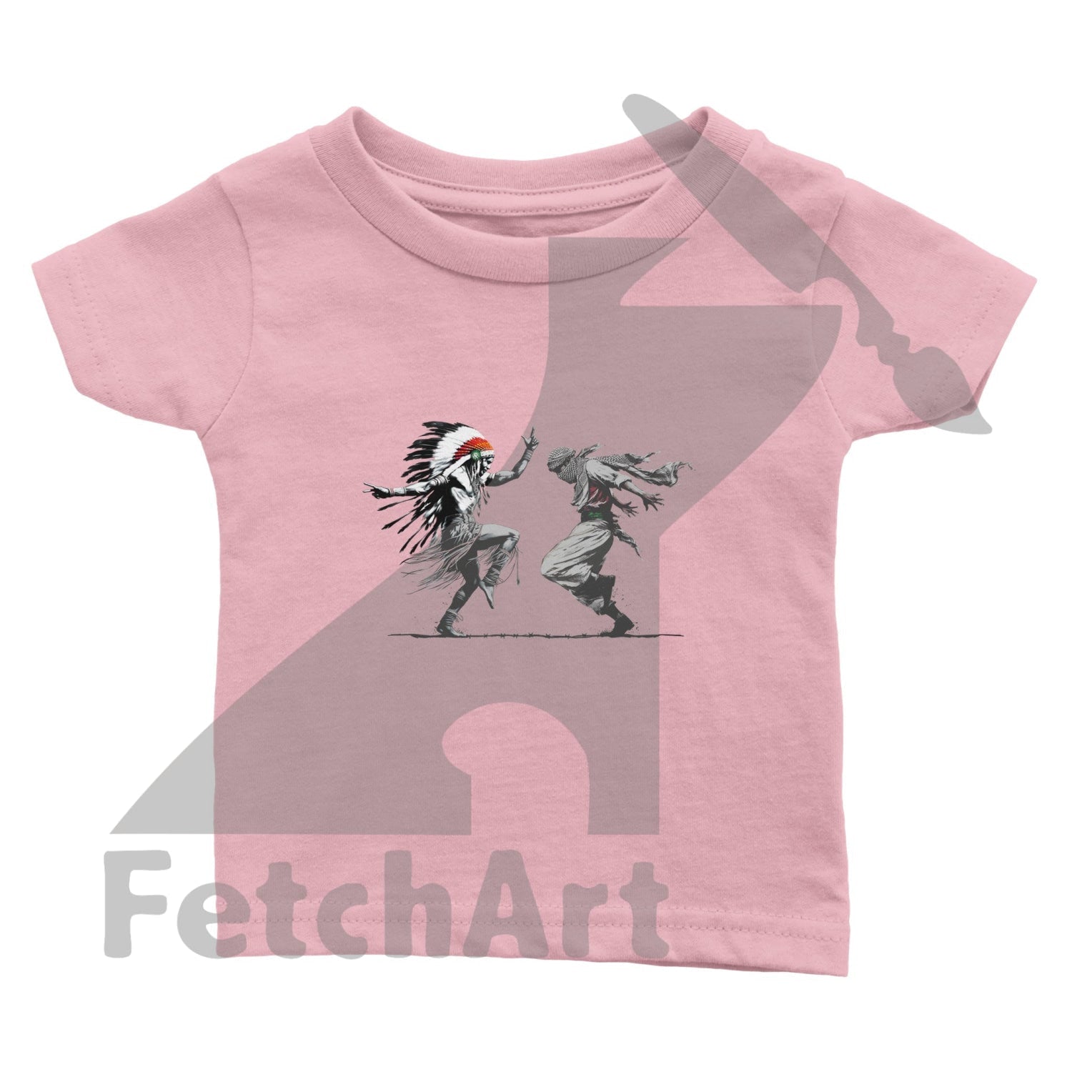 Classic Baby Crewneck T-shirt-Men-Freedom Dance - Fetch Art