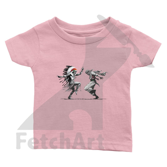 Classic Baby Crewneck T-shirt-Men-Freedom Dance - Fetch Art