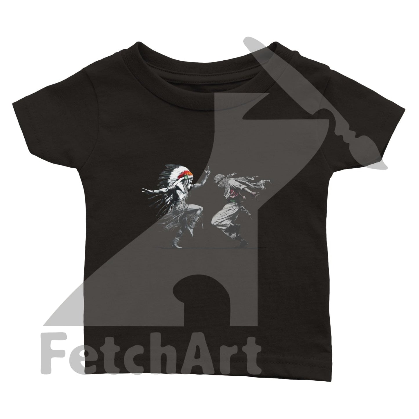 Classic Baby Crewneck T-shirt-Men-Freedom Dance - Fetch Art