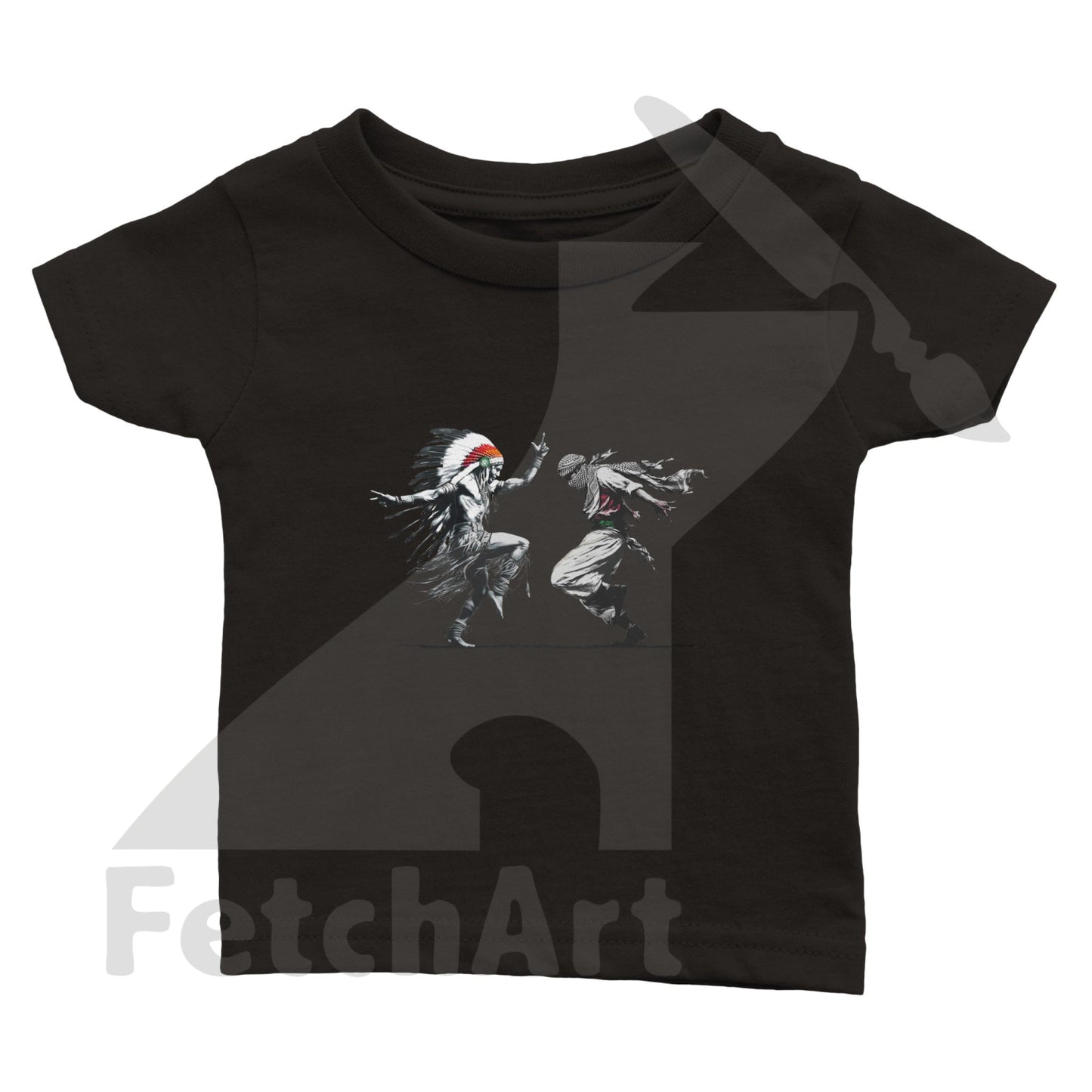 Classic Baby Crewneck T-shirt-Men-Freedom Dance - Fetch Art