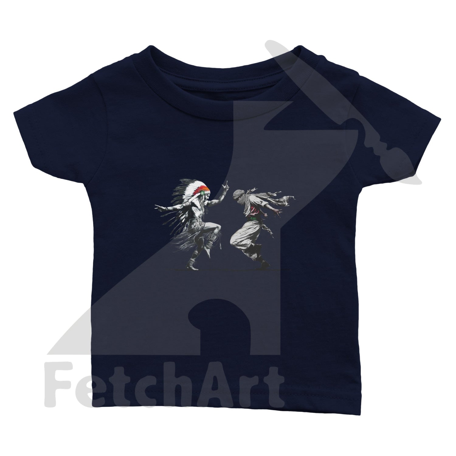 Classic Baby Crewneck T-shirt-Men-Freedom Dance - Fetch Art