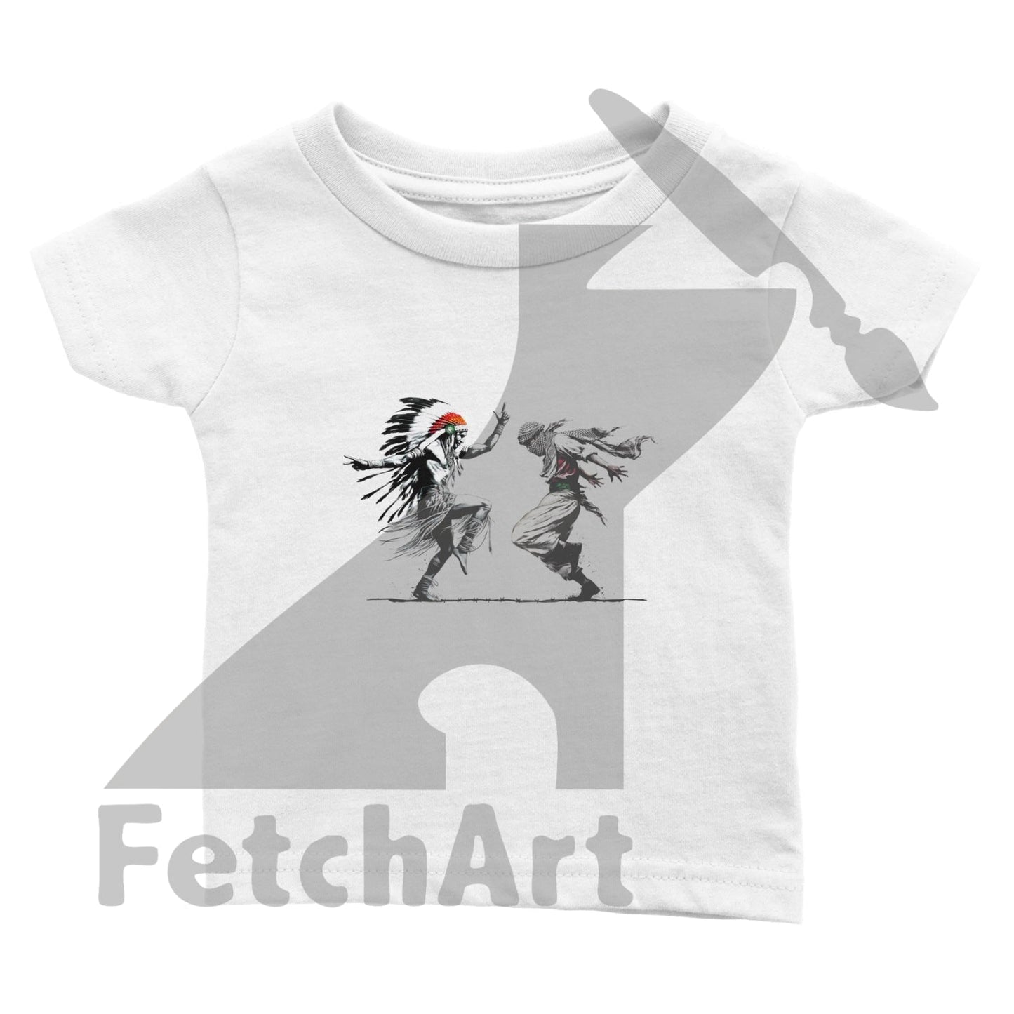 Classic Baby Crewneck T-shirt-Men-Freedom Dance - Fetch Art