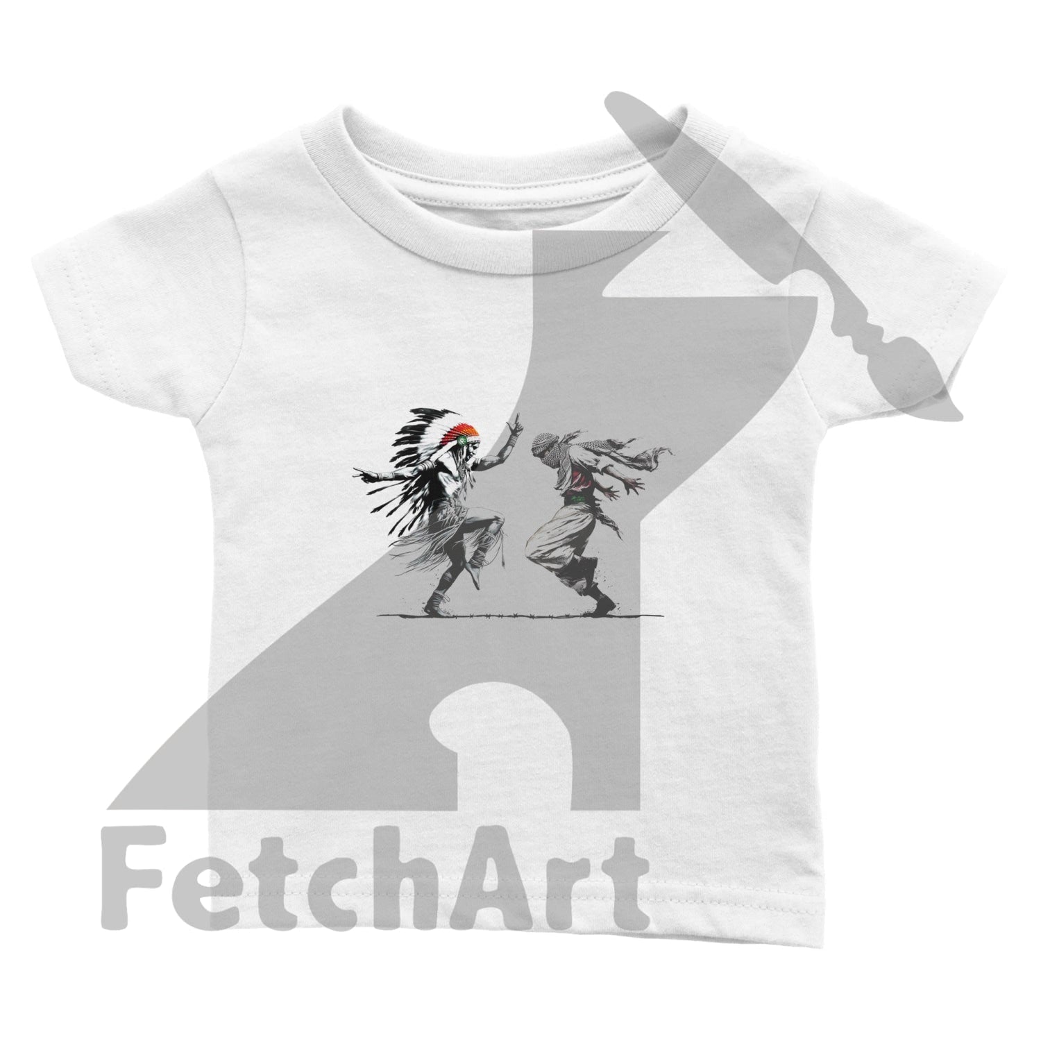 Classic Baby Crewneck T-shirt-Men-Freedom Dance - Fetch Art