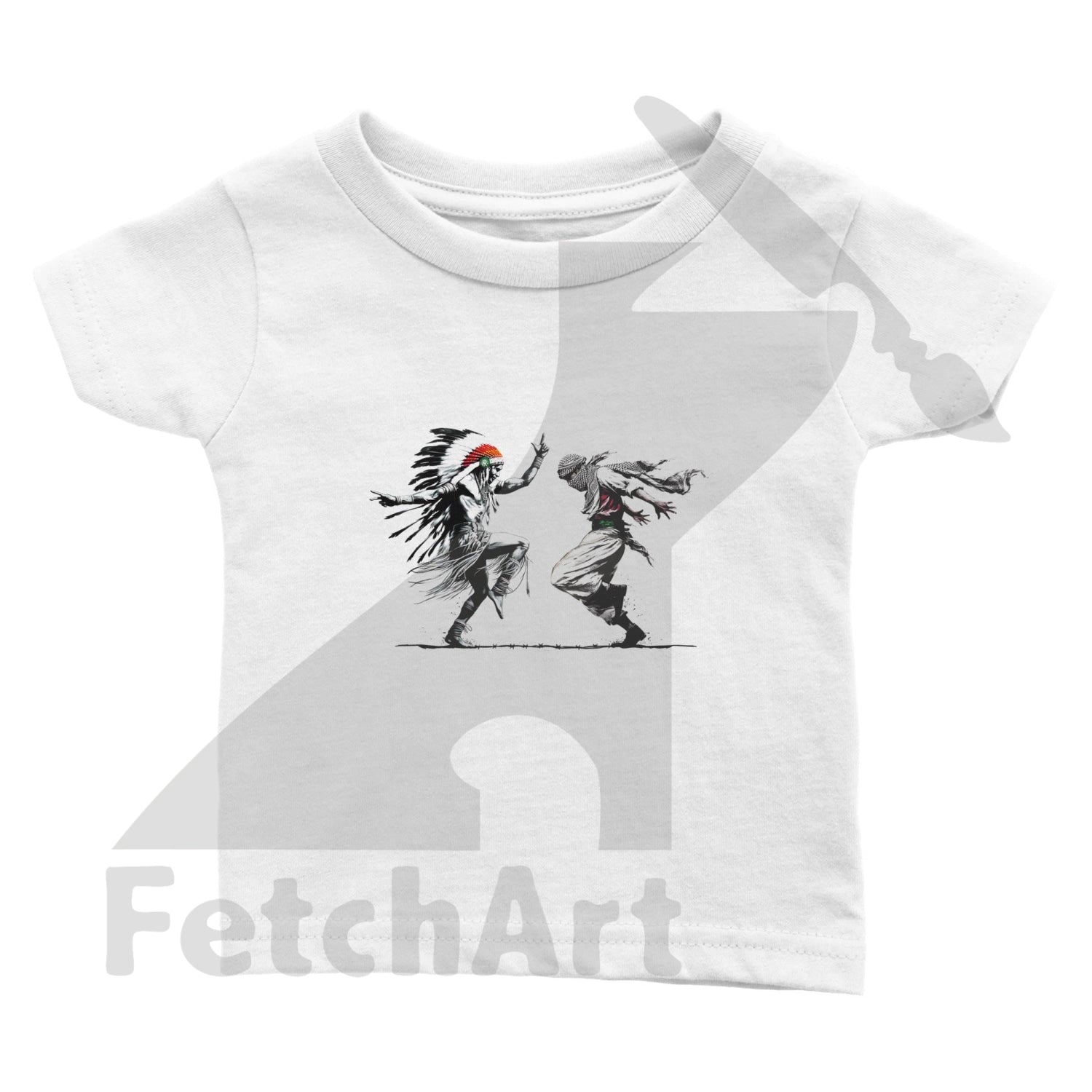 Classic Baby Crewneck T-shirt-Men-Freedom Dance - Fetch Art