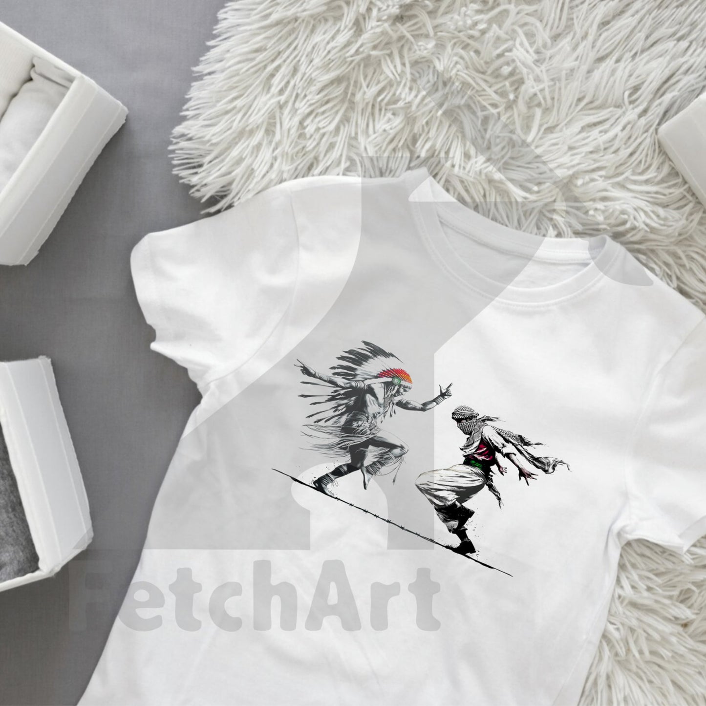 Classic Baby Crewneck T-shirt-Men-Freedom Dance - Fetch Art