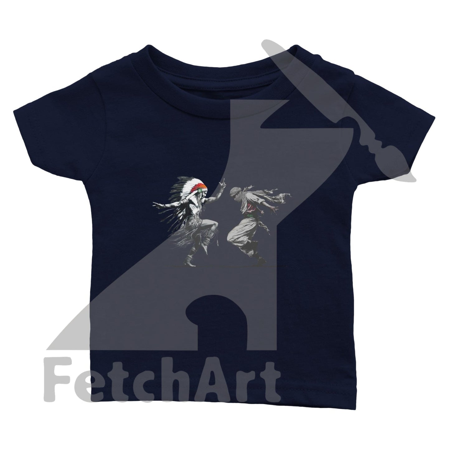 Classic Baby Crewneck T-shirt-Men-Freedom Dance - Fetch Art