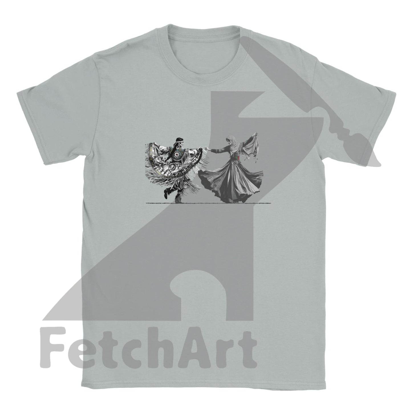 Classic Kids Crewneck T-shirt-Women-Freedom Dance - Fetch Art