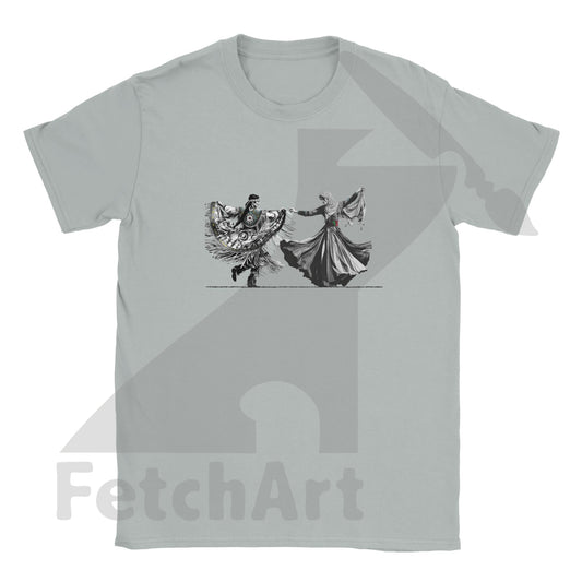Classic Kids Crewneck T-shirt-Women-Freedom Dance - Fetch Art