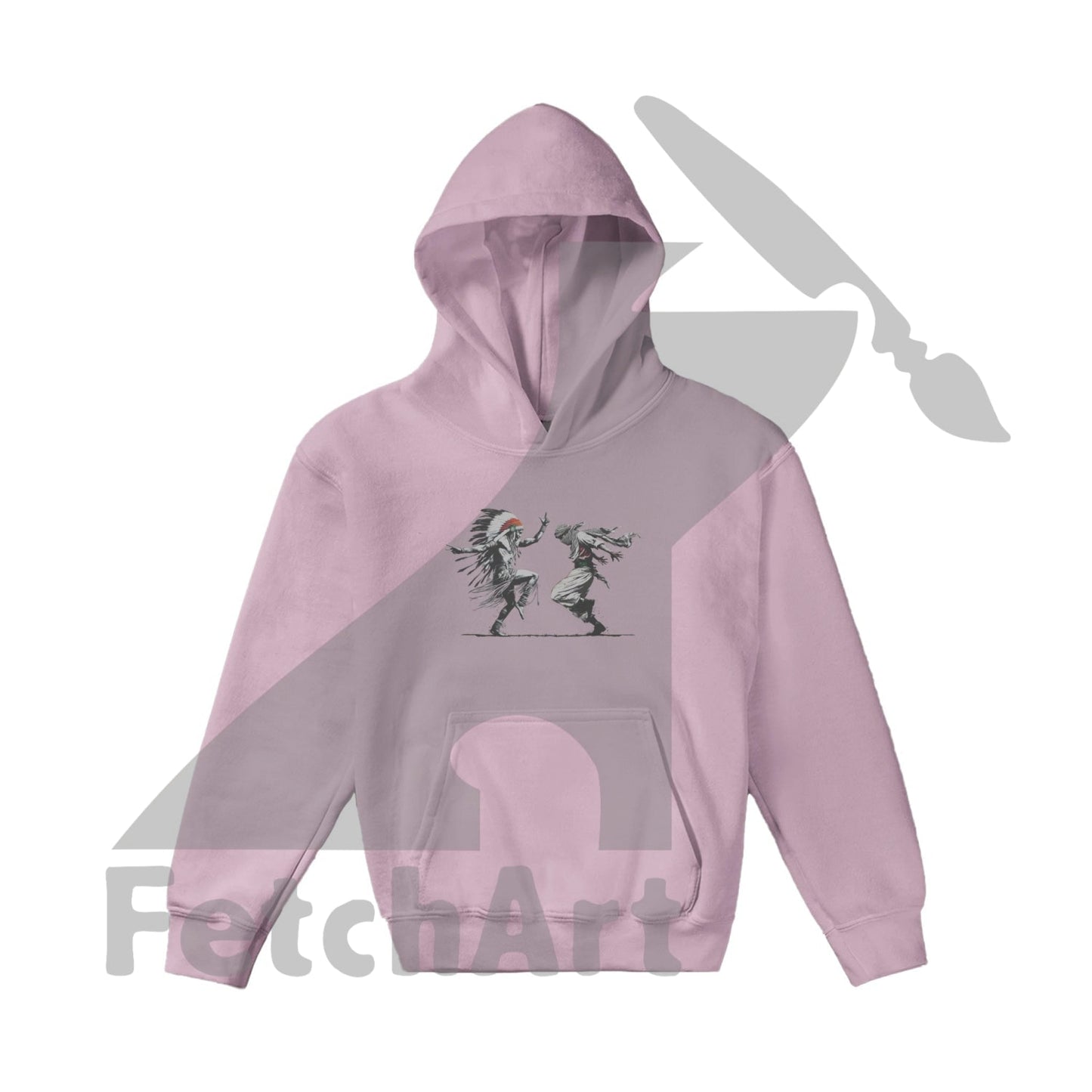 Classic Kids Pullover Hoodie-Men-Freedom Dance - Fetch Art