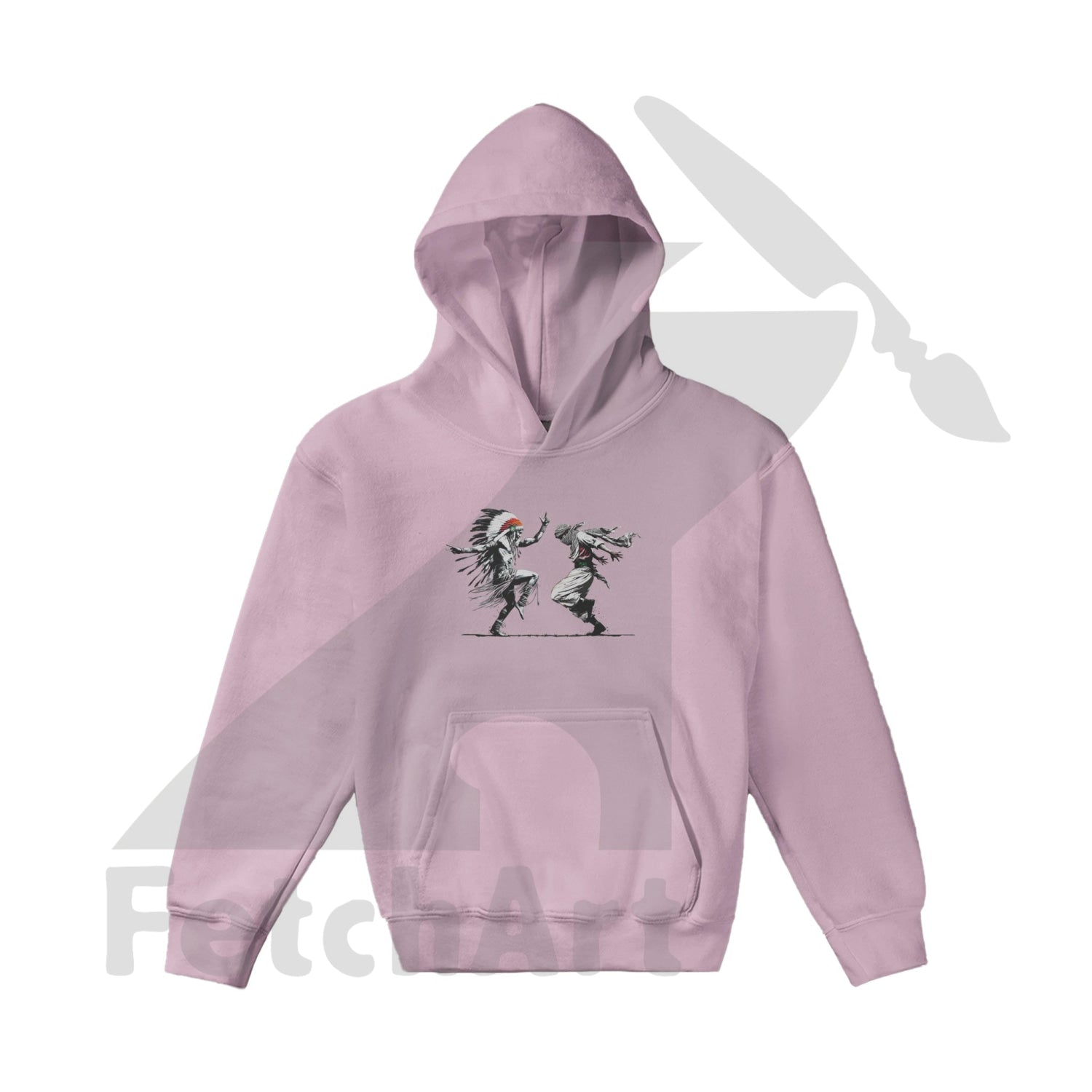 Classic Kids Pullover Hoodie-Men-Freedom Dance - Fetch Art