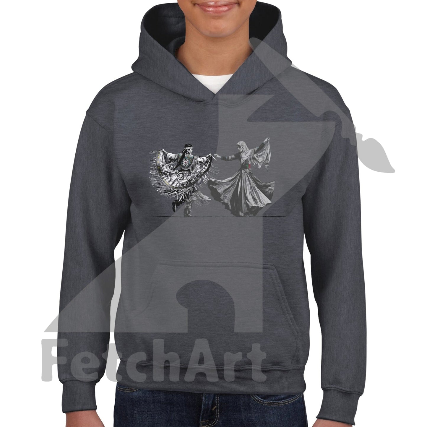 Classic Kids Pullover Hoodie-Women-Freedom Dance - Fetch Art