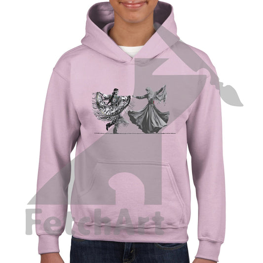 Classic Kids Pullover Hoodie-Women-Freedom Dance - Fetch Art