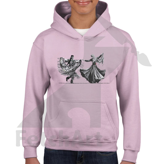 Classic Kids Pullover Hoodie-Women-Freedom Dance - Fetch Art
