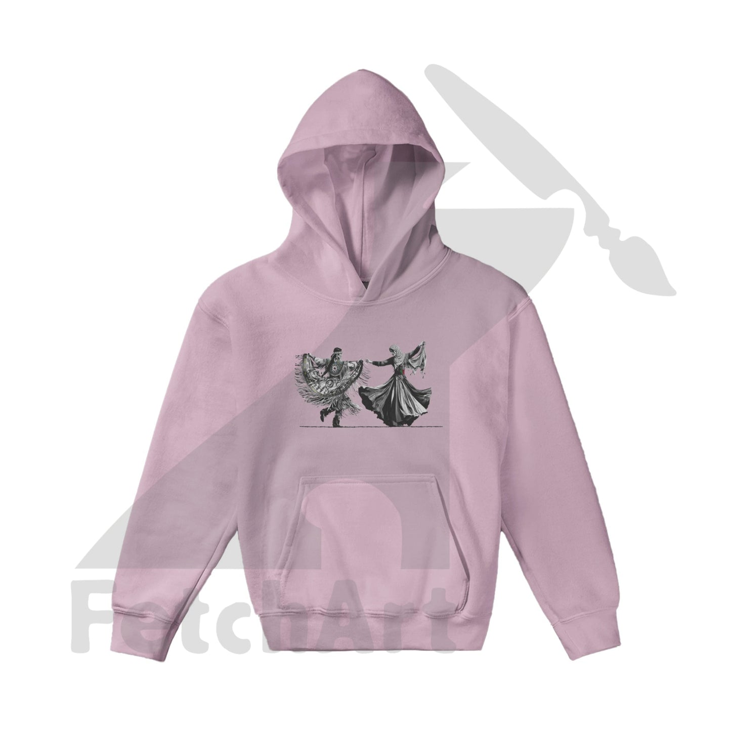 Classic Kids Pullover Hoodie-Women-Freedom Dance - Fetch Art