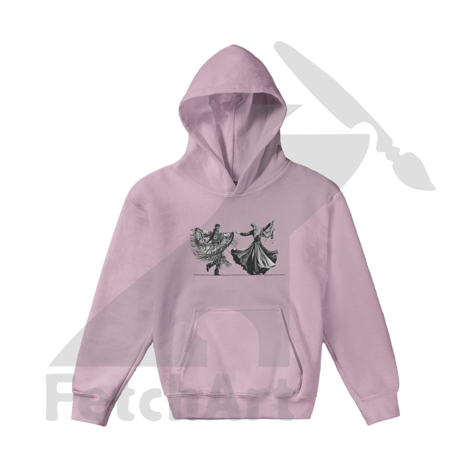 Classic Kids Pullover Hoodie-Women-Freedom Dance - Fetch Art