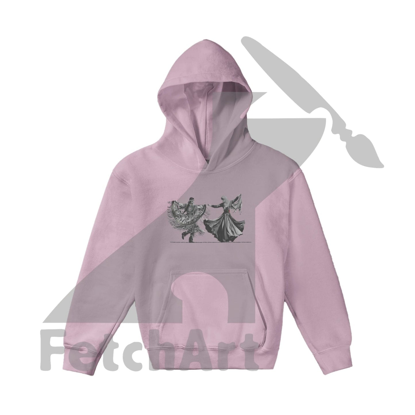 Classic Kids Pullover Hoodie-Women-Freedom Dance - Fetch Art