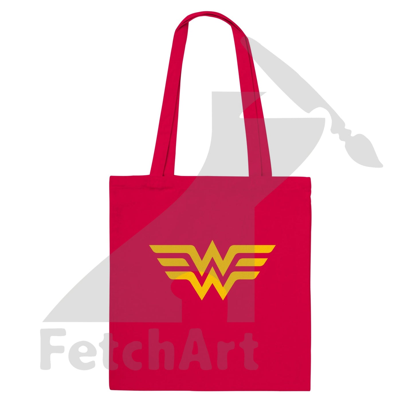 Classic Tote Bag: Empower Your Journey with Wonder Woman Tote Power! - Fetch Art