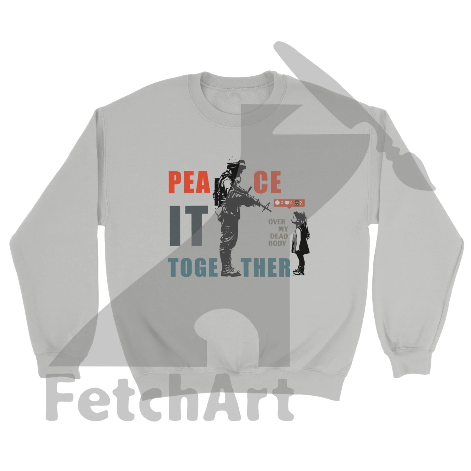 Classic Unisex Crewneck Sweatshirt - Fetch Art