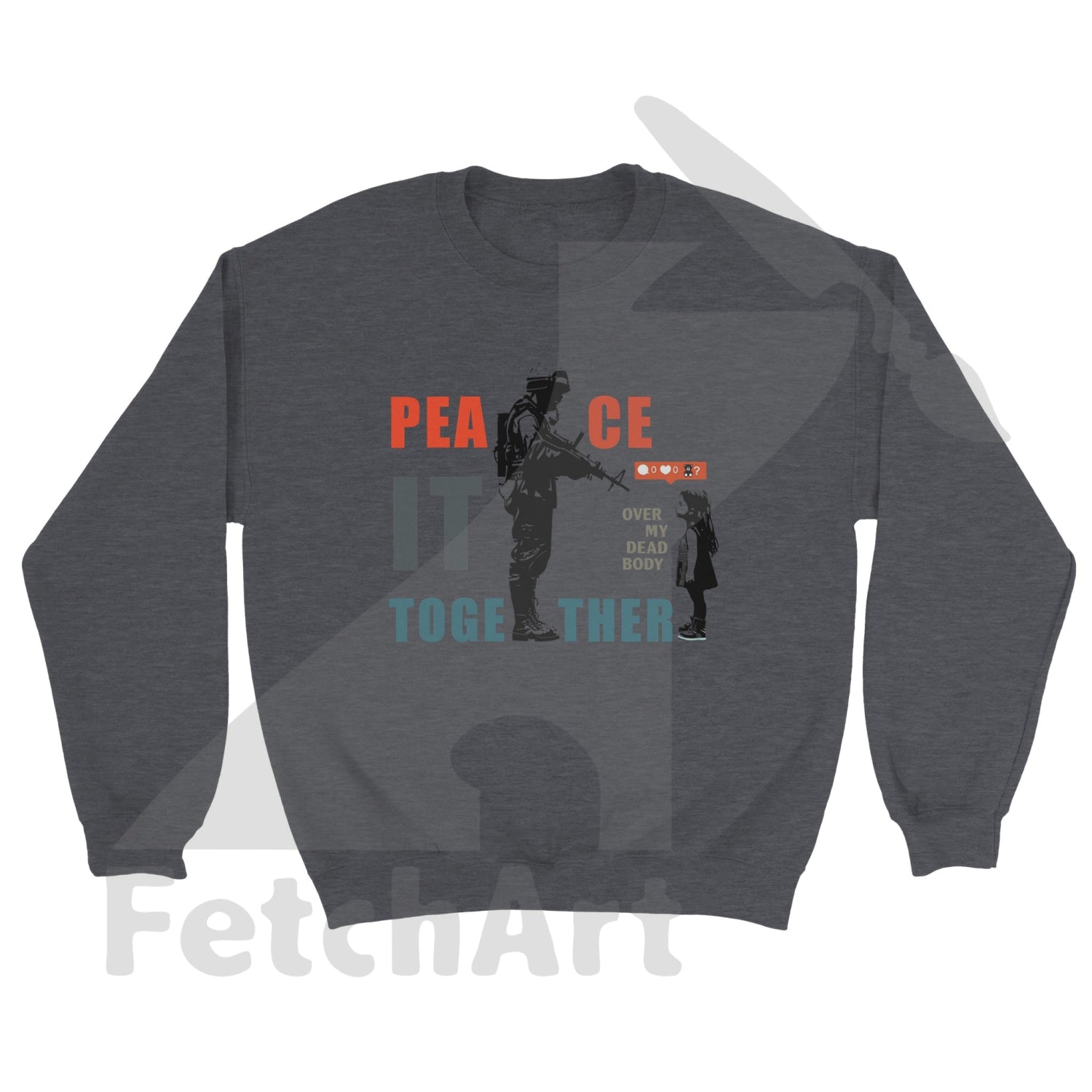 Classic Unisex Crewneck Sweatshirt - Fetch Art