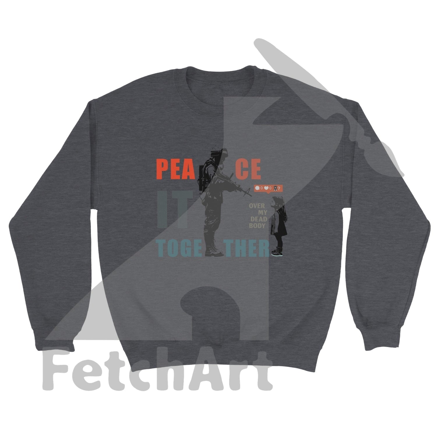 Classic Unisex Crewneck Sweatshirt - Fetch Art