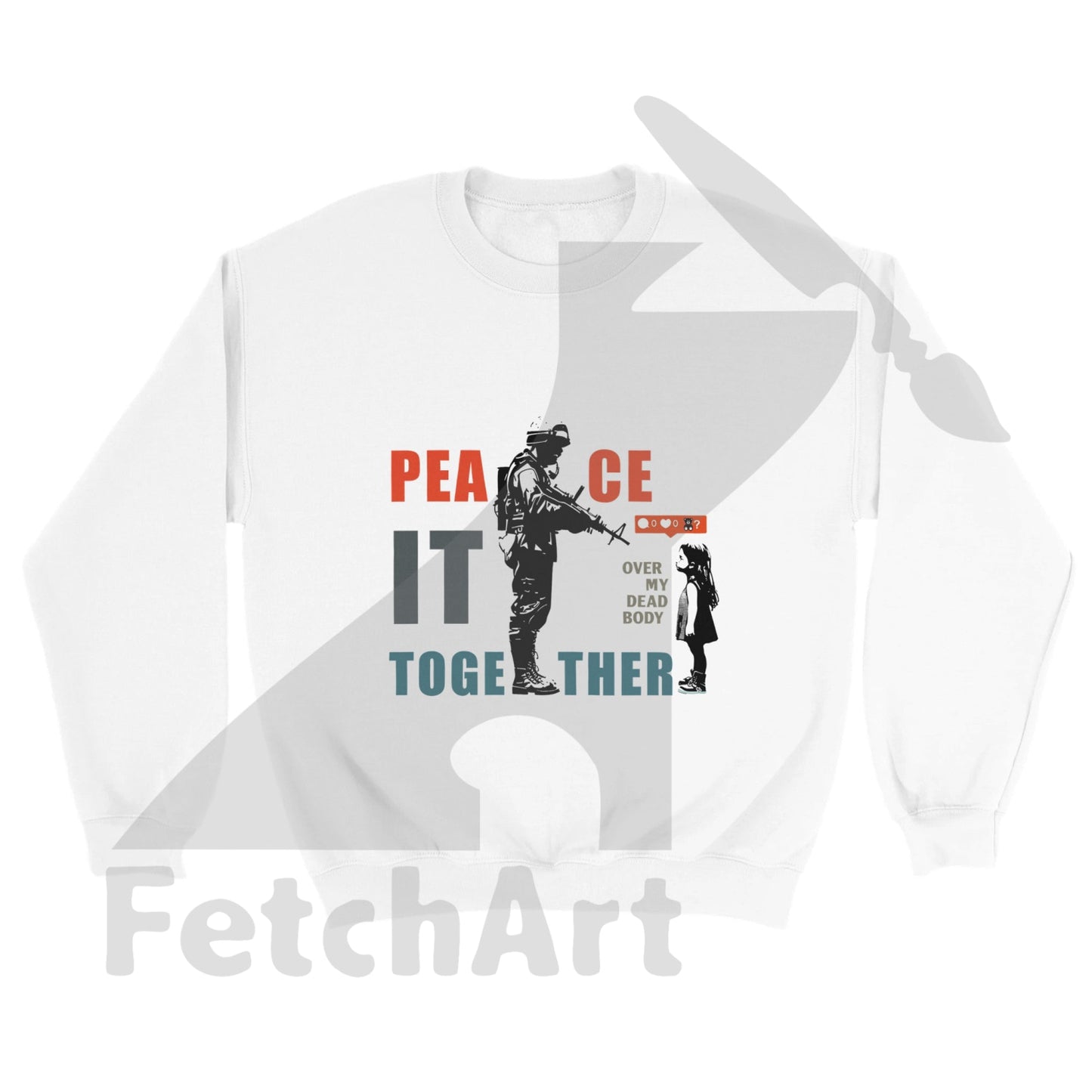 Classic Unisex Crewneck Sweatshirt - Fetch Art