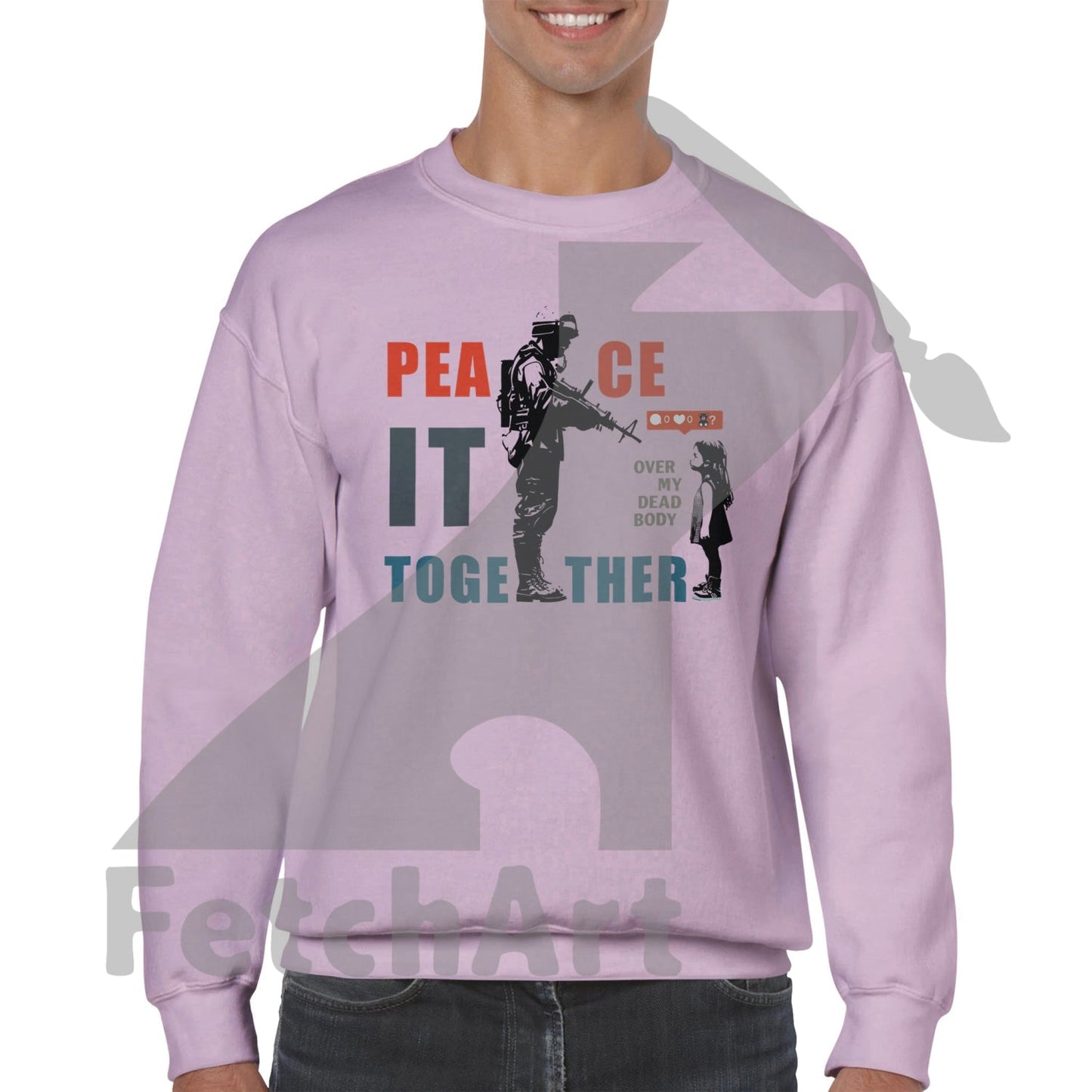 Classic Unisex Crewneck Sweatshirt - Fetch Art