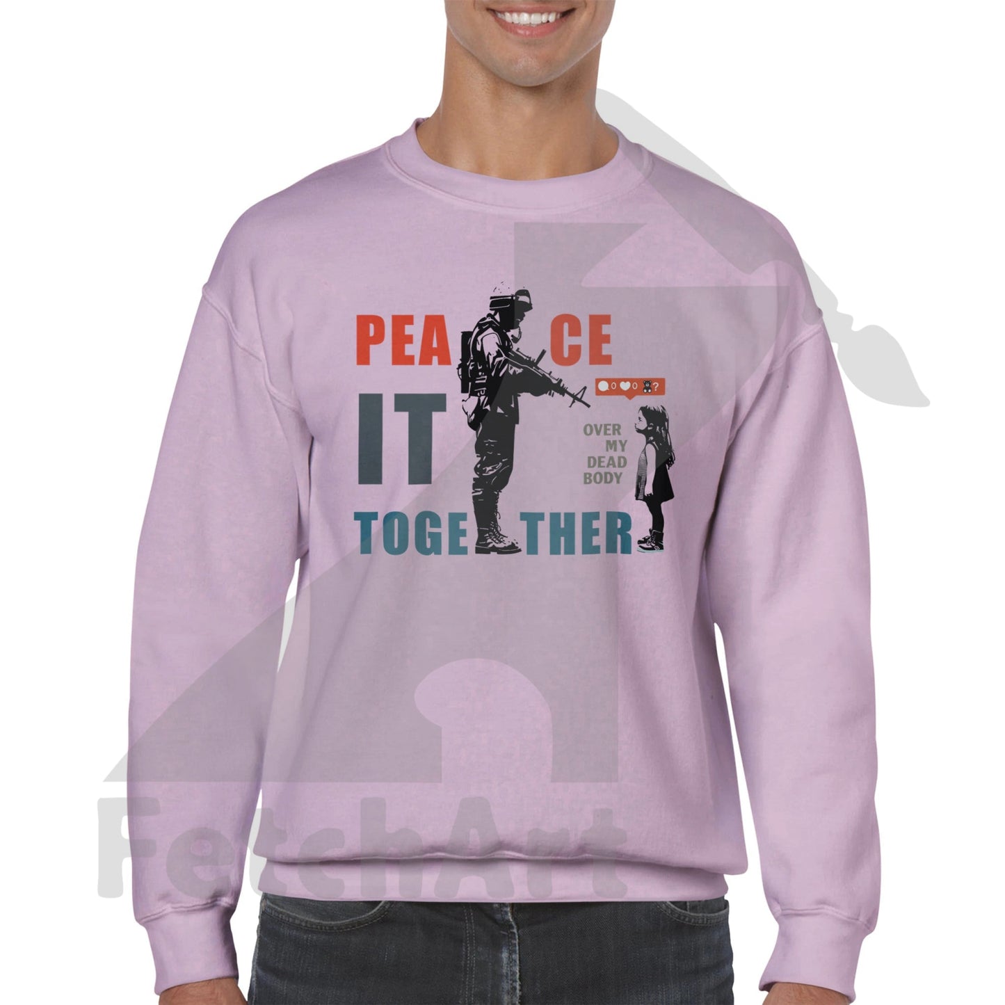 Classic Unisex Crewneck Sweatshirt - Fetch Art