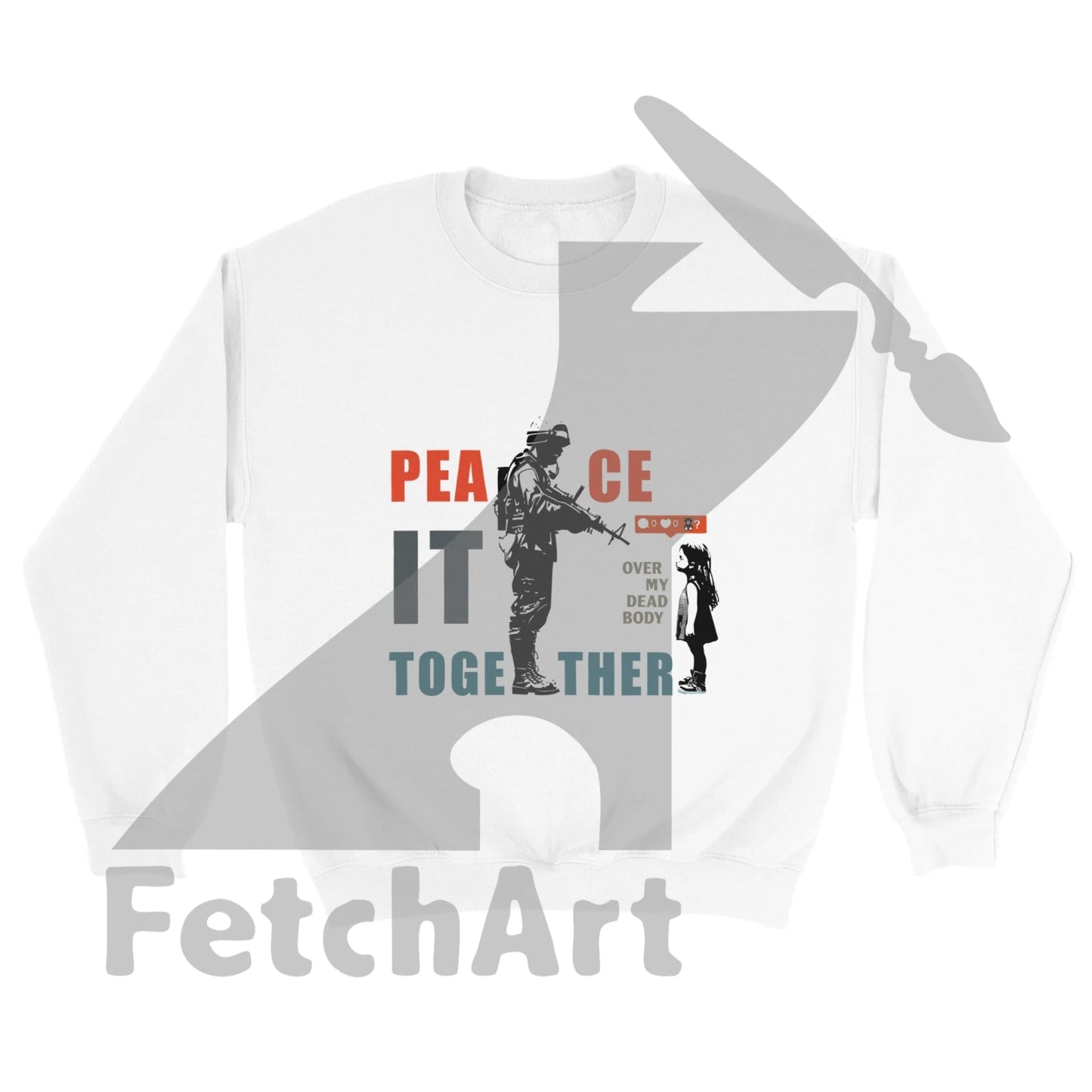 Classic Unisex Crewneck Sweatshirt - Fetch Art