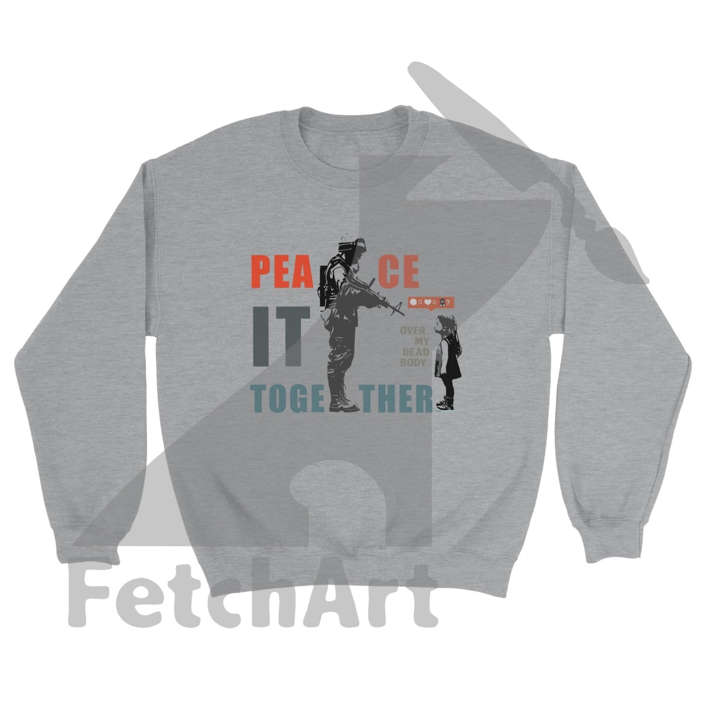 Classic Unisex Crewneck Sweatshirt - Fetch Art