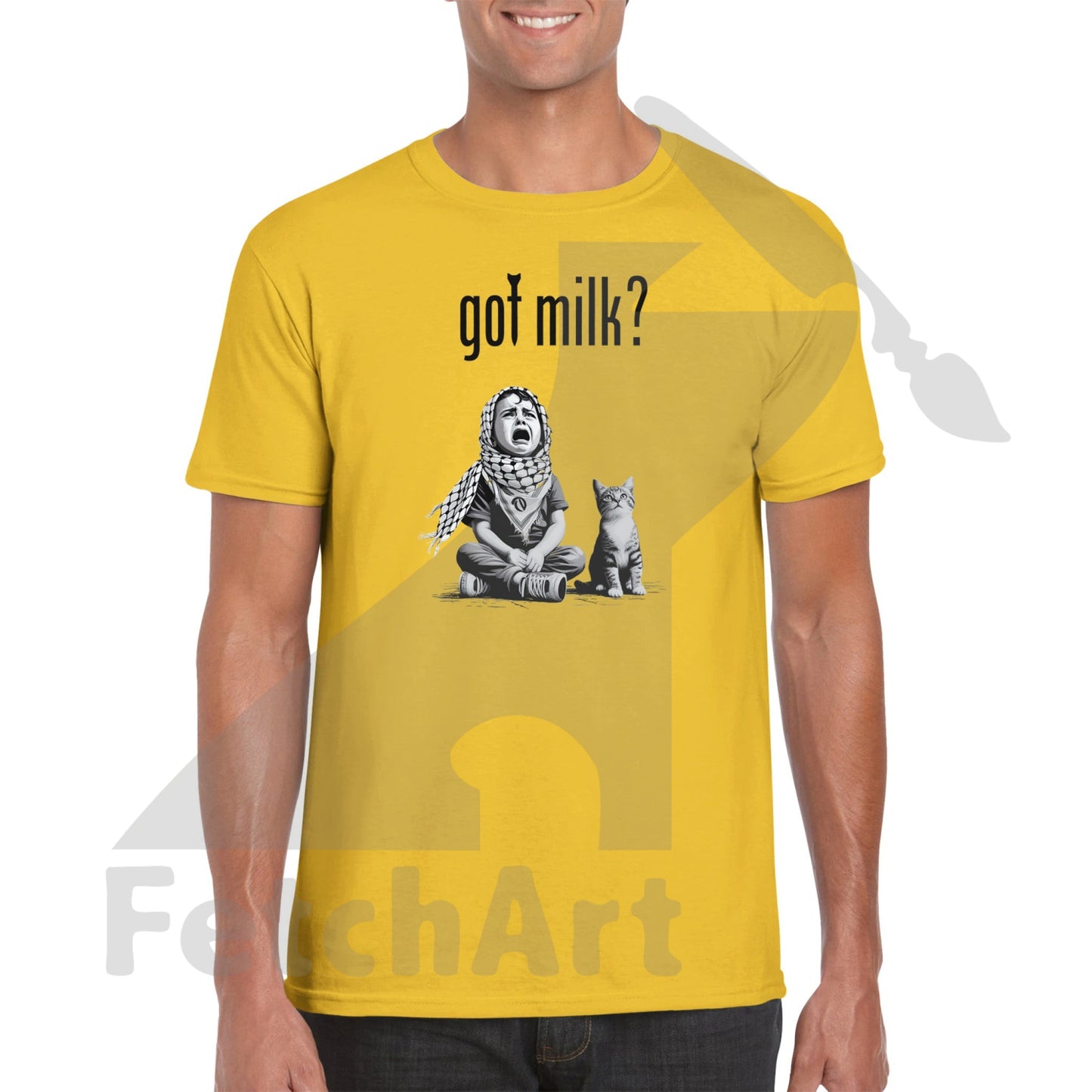 Classic Unisex Crewneck T Shirt-Got Milk Digital Prints