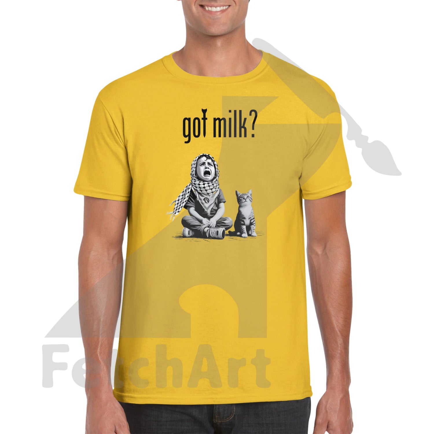 Classic Unisex Crewneck T Shirt-Got Milk Digital Prints