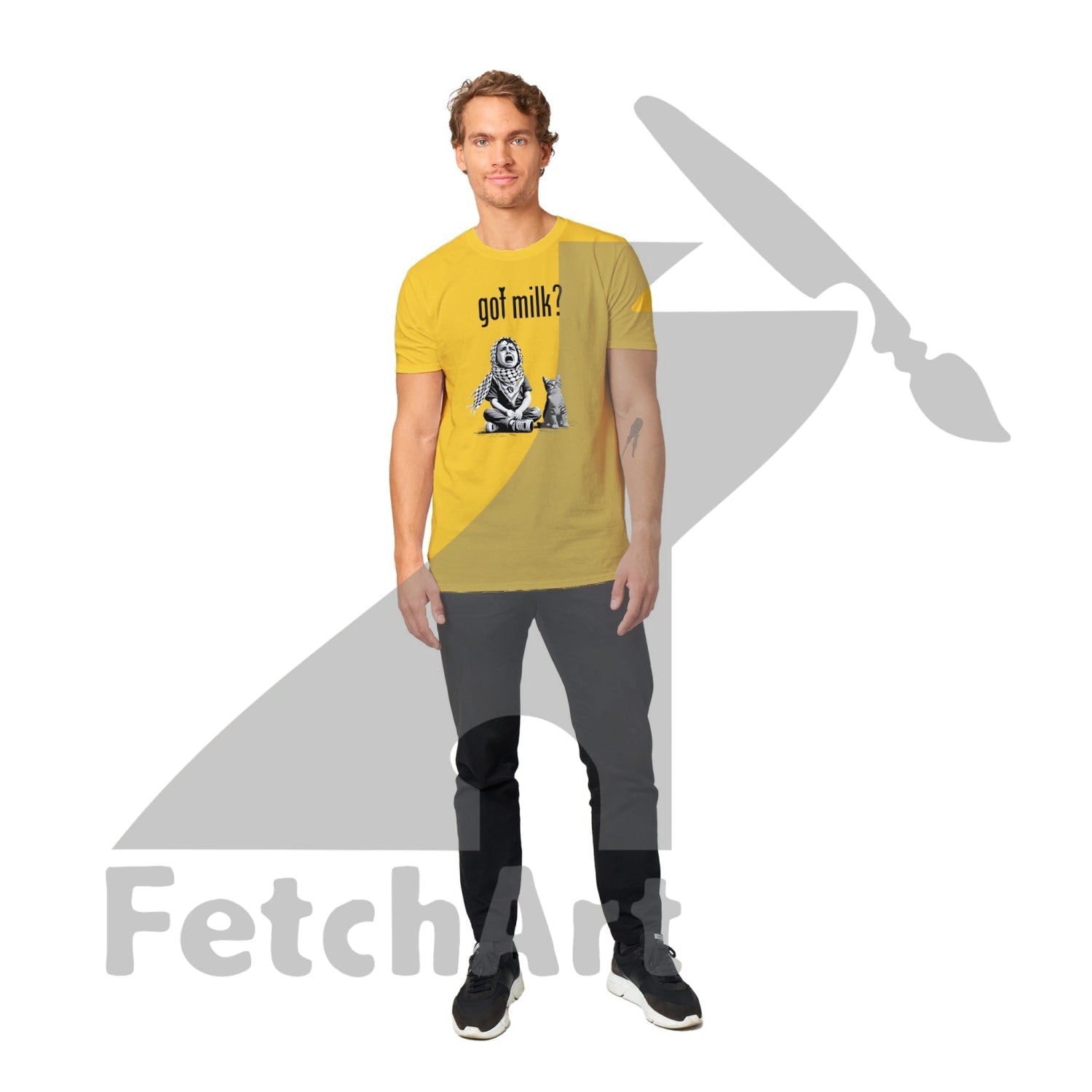 Classic Unisex Crewneck T Shirt-Got Milk Digital Prints