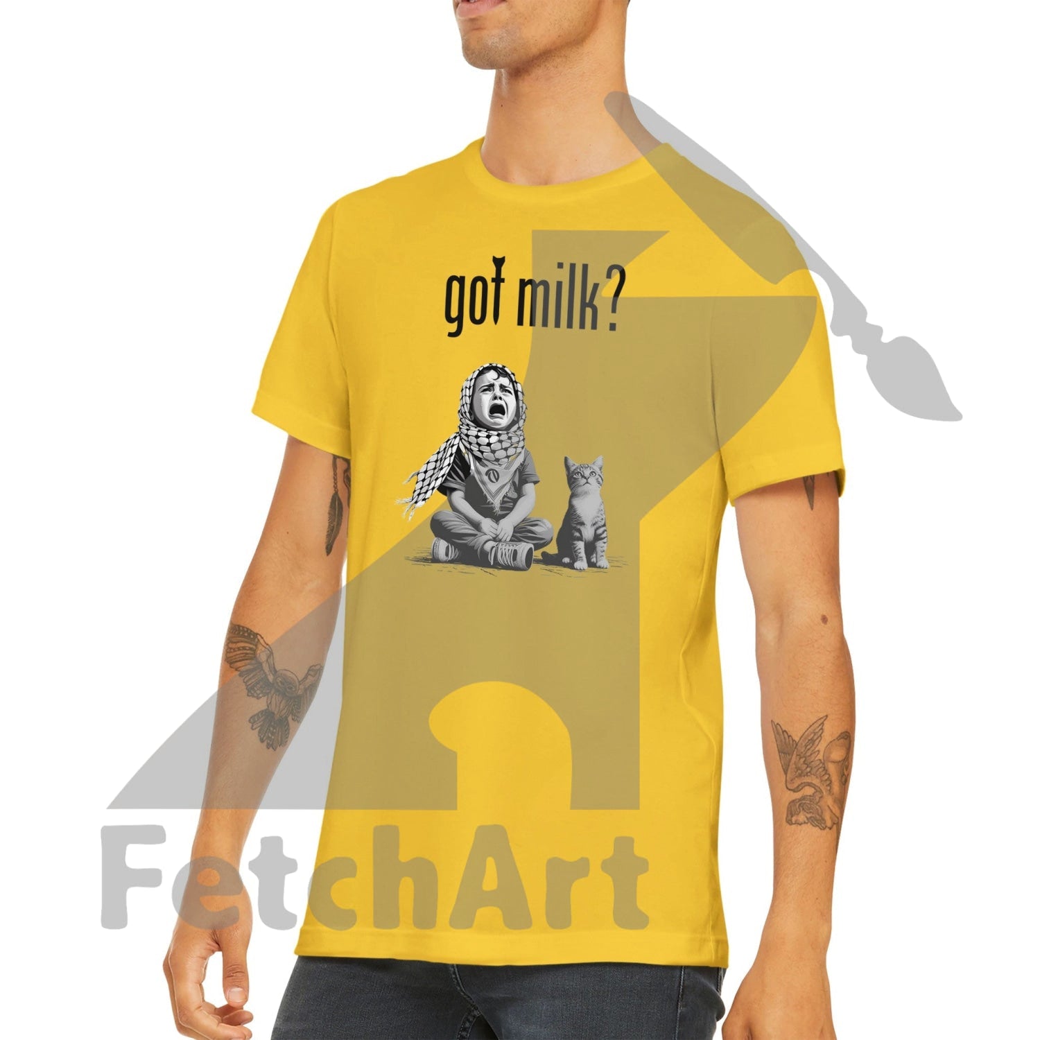Classic Unisex Crewneck T Shirt-Got Milk Digital Prints