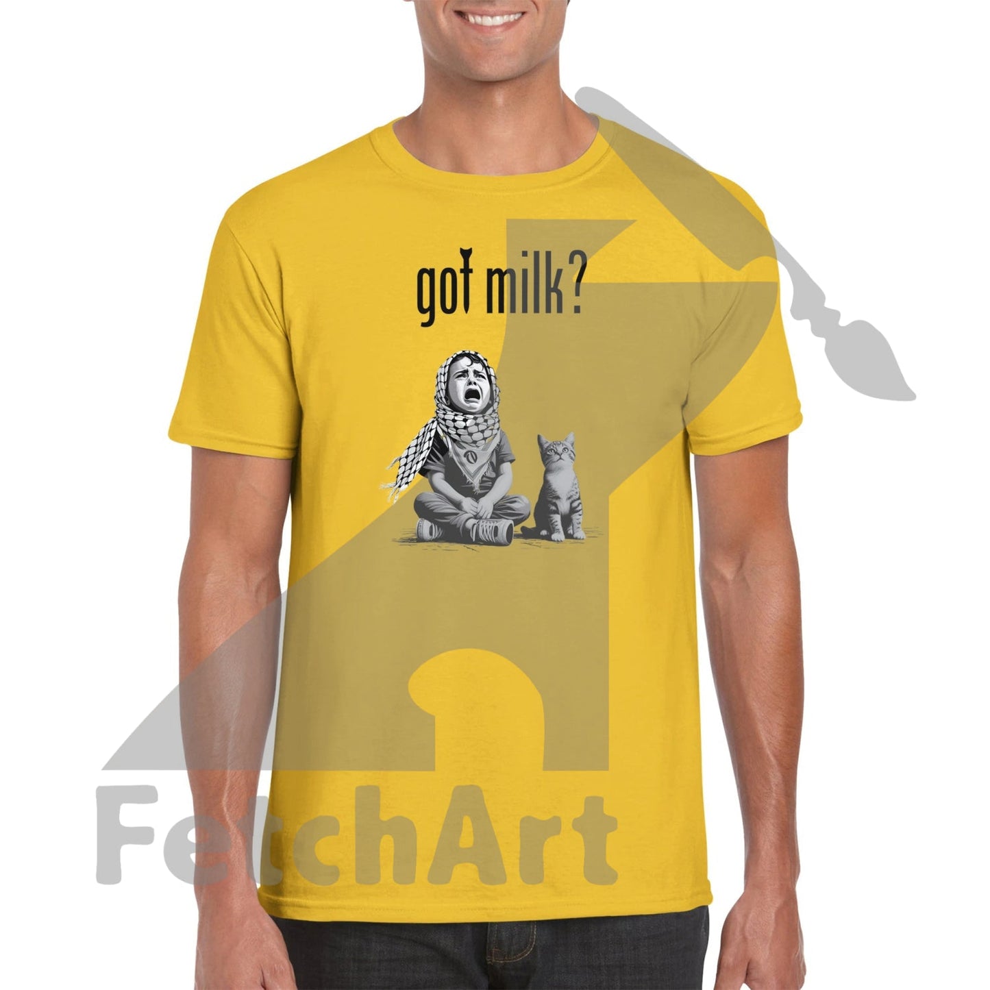 Classic Unisex Crewneck T Shirt-Got Milk Digital Prints