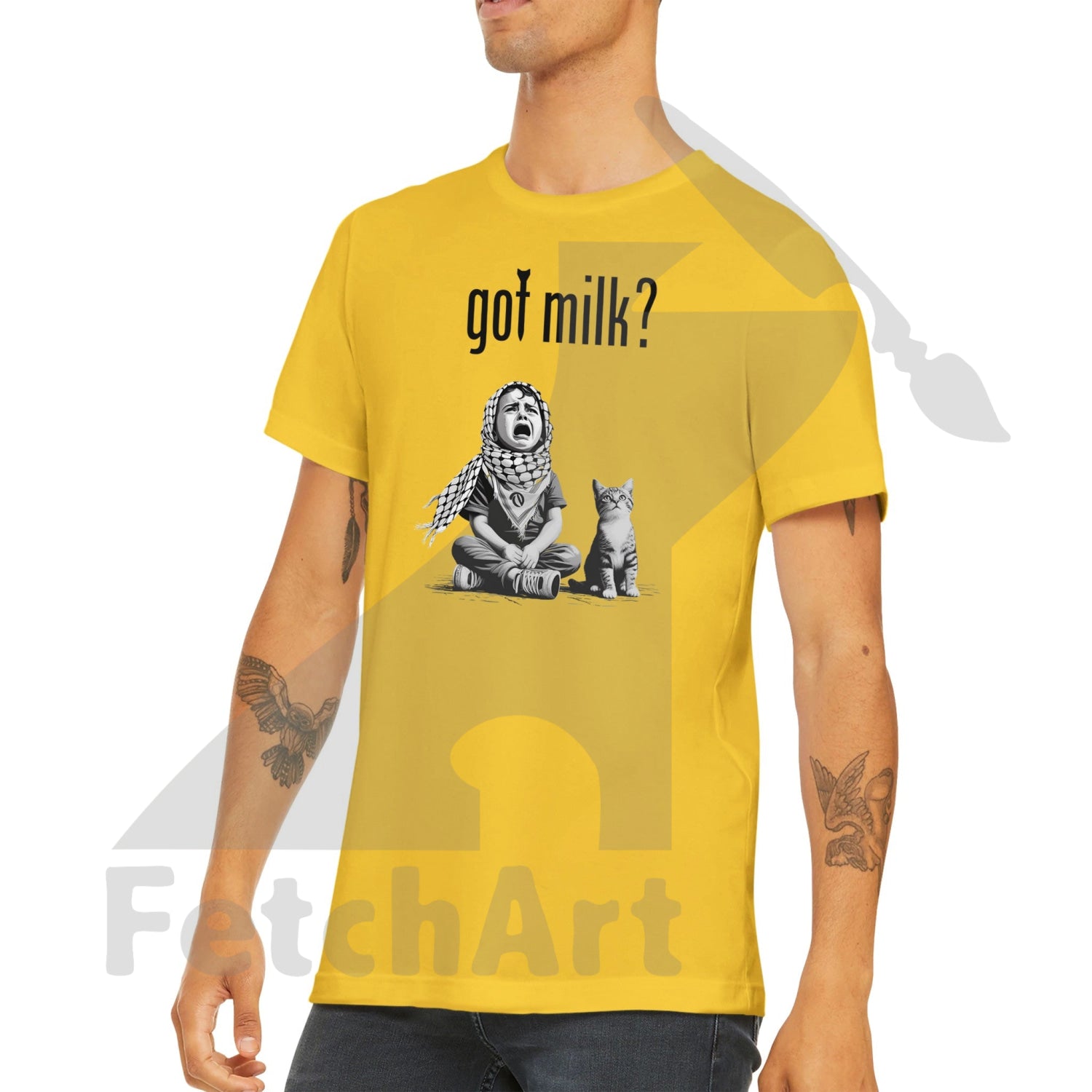 Classic Unisex Crewneck T Shirt-Got Milk Digital Prints